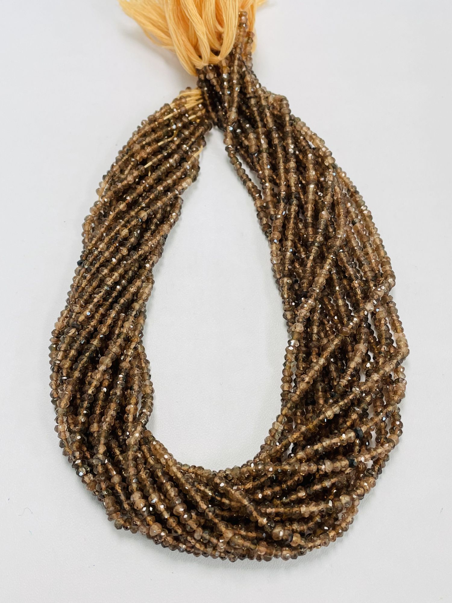 Andalusite Rondelle Faceted