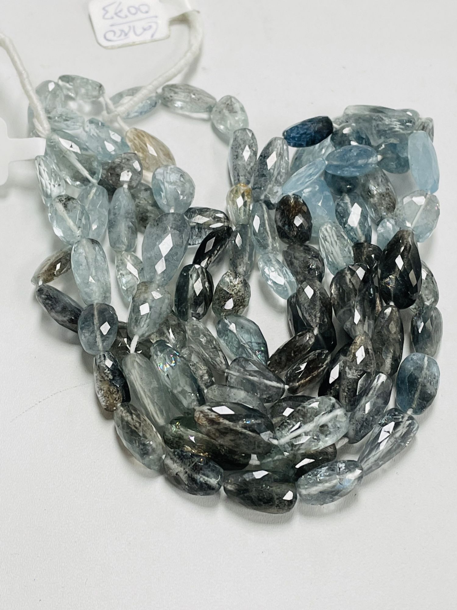 Copper Aquamarine Nugget Faceted