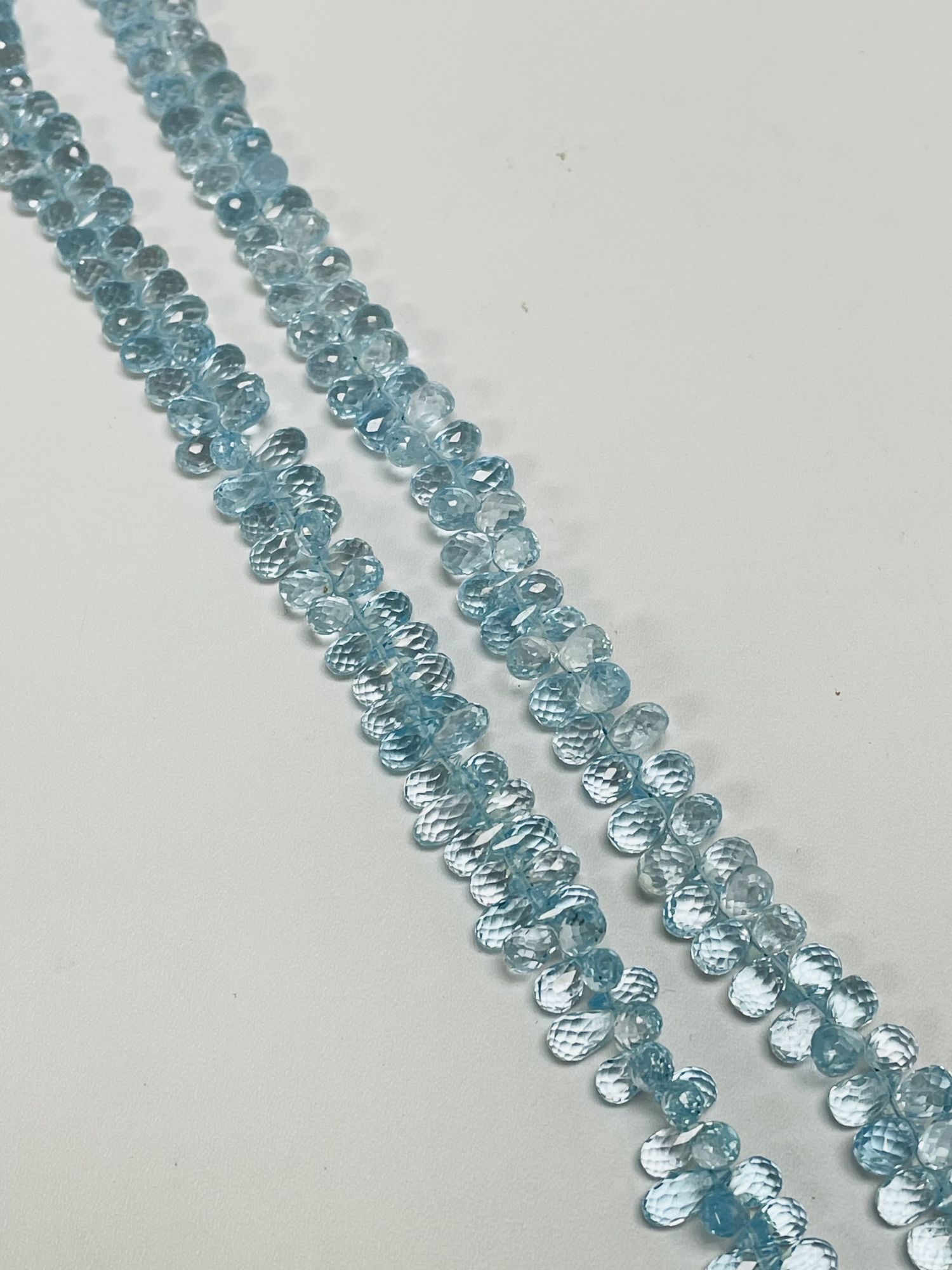 Sky Blue Topaz Drop Faceted
