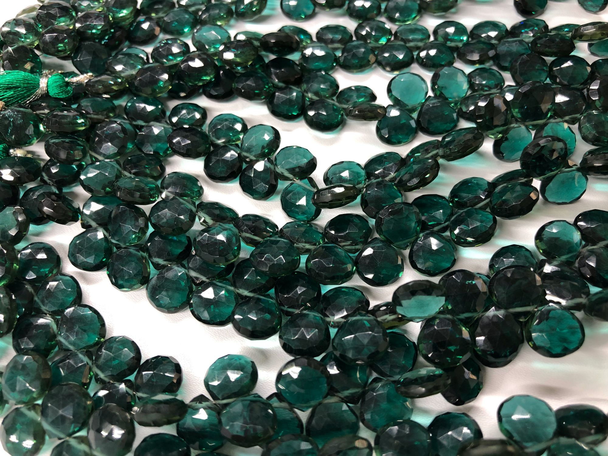 Forest Green Hydro Quartz HEART