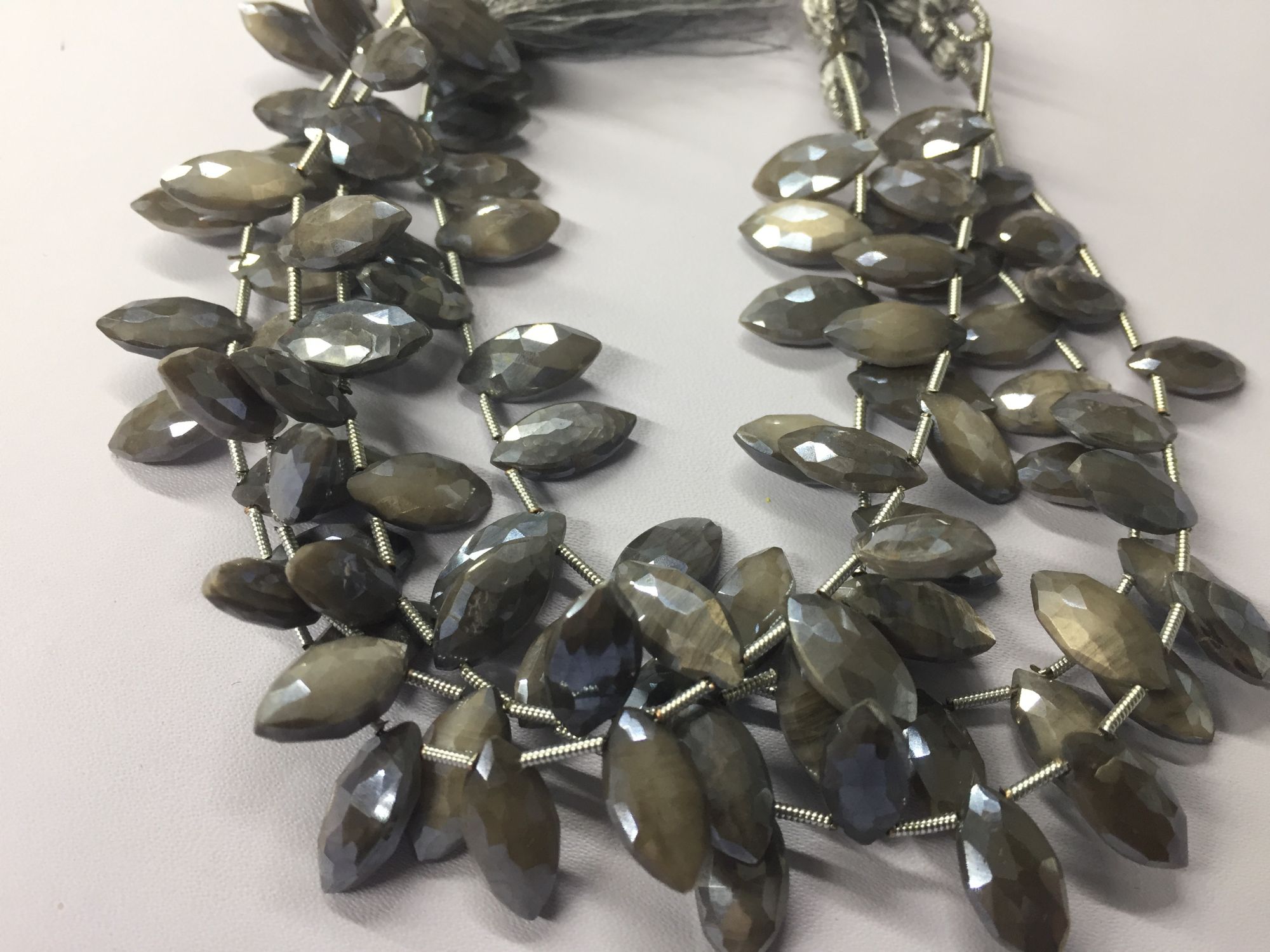 Moonstone Marquise Faceted