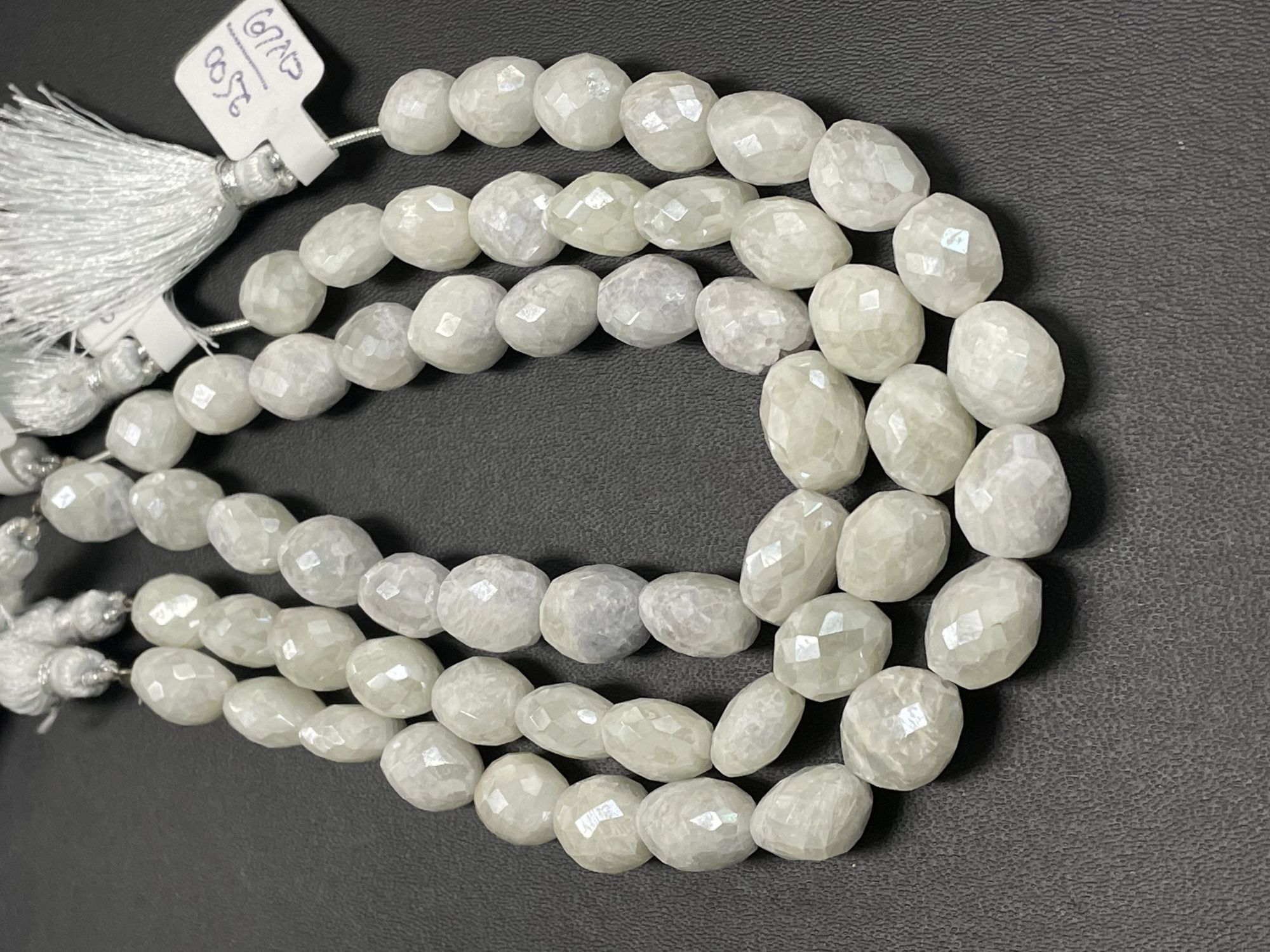 Blue White Silverite Nugget Faceted