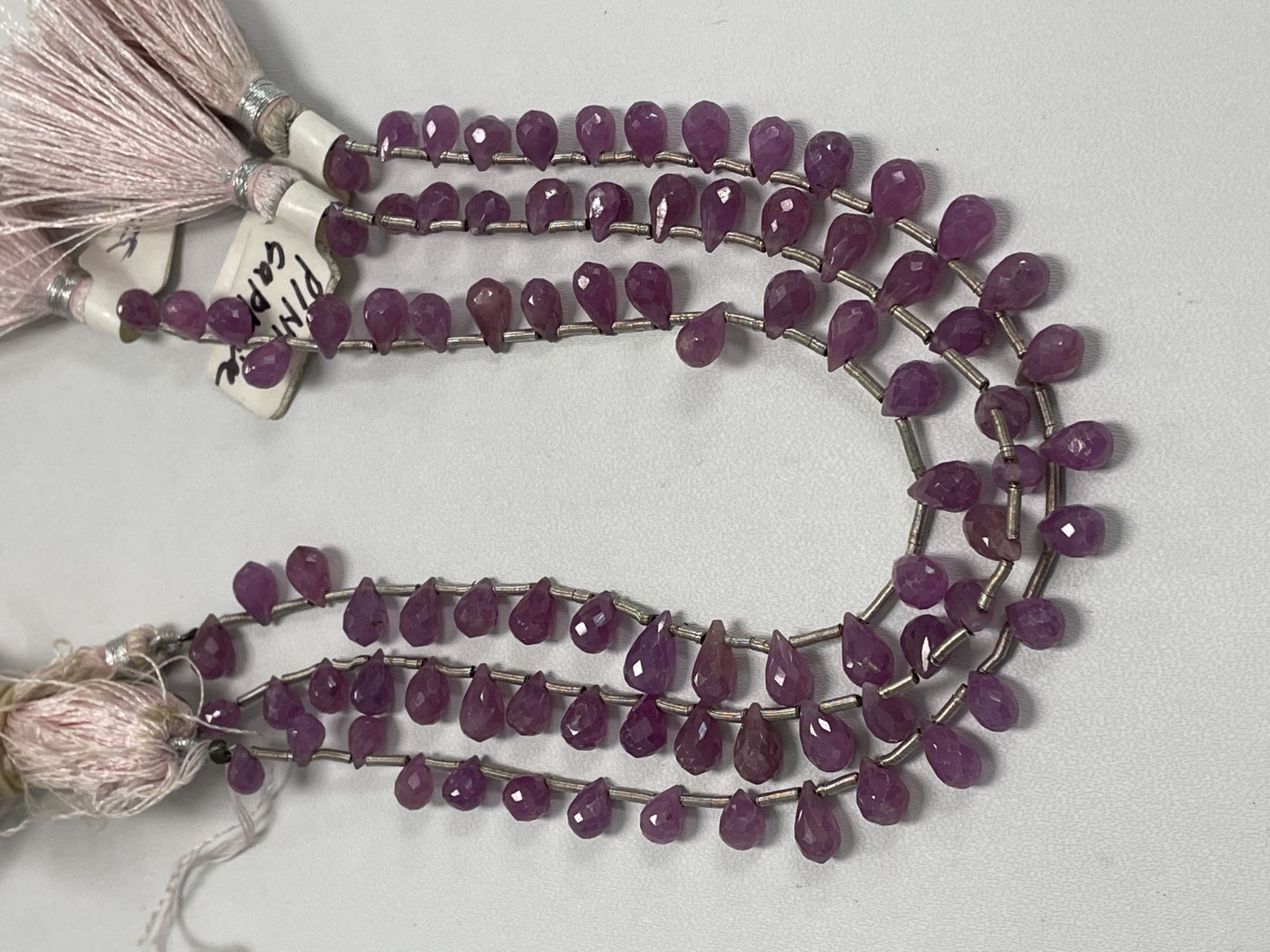 Multi Color Sapphire Drop Faceted