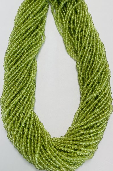 Peridot Rondelle Smooth
