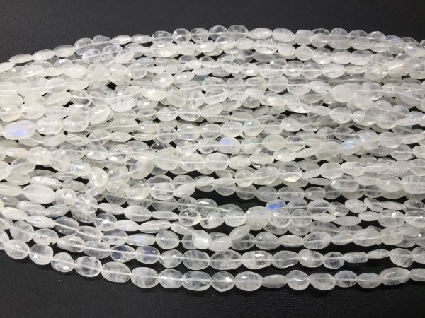Natural Moonstone Ovals Faceted