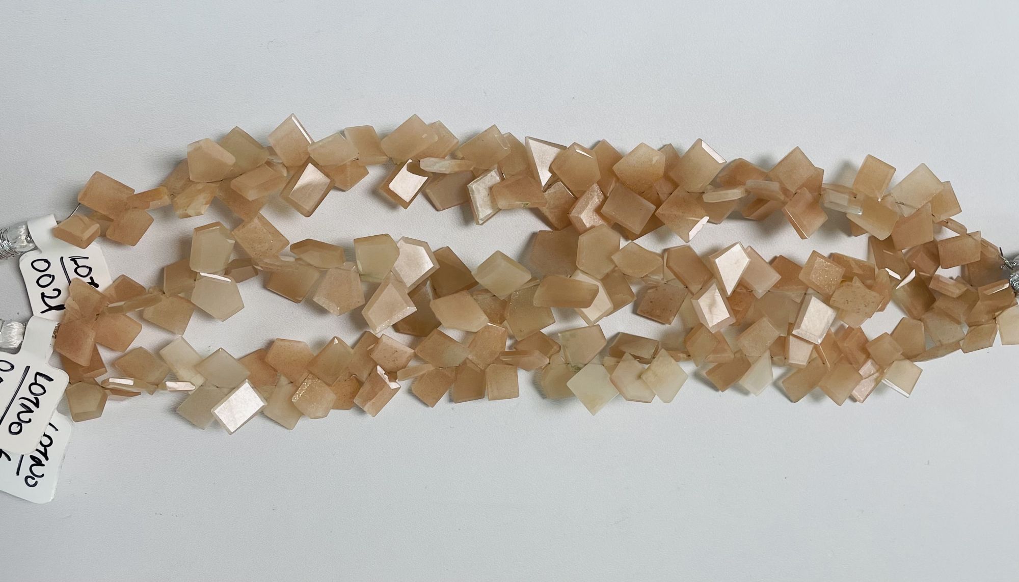 Peach Moonstone Funky Slices