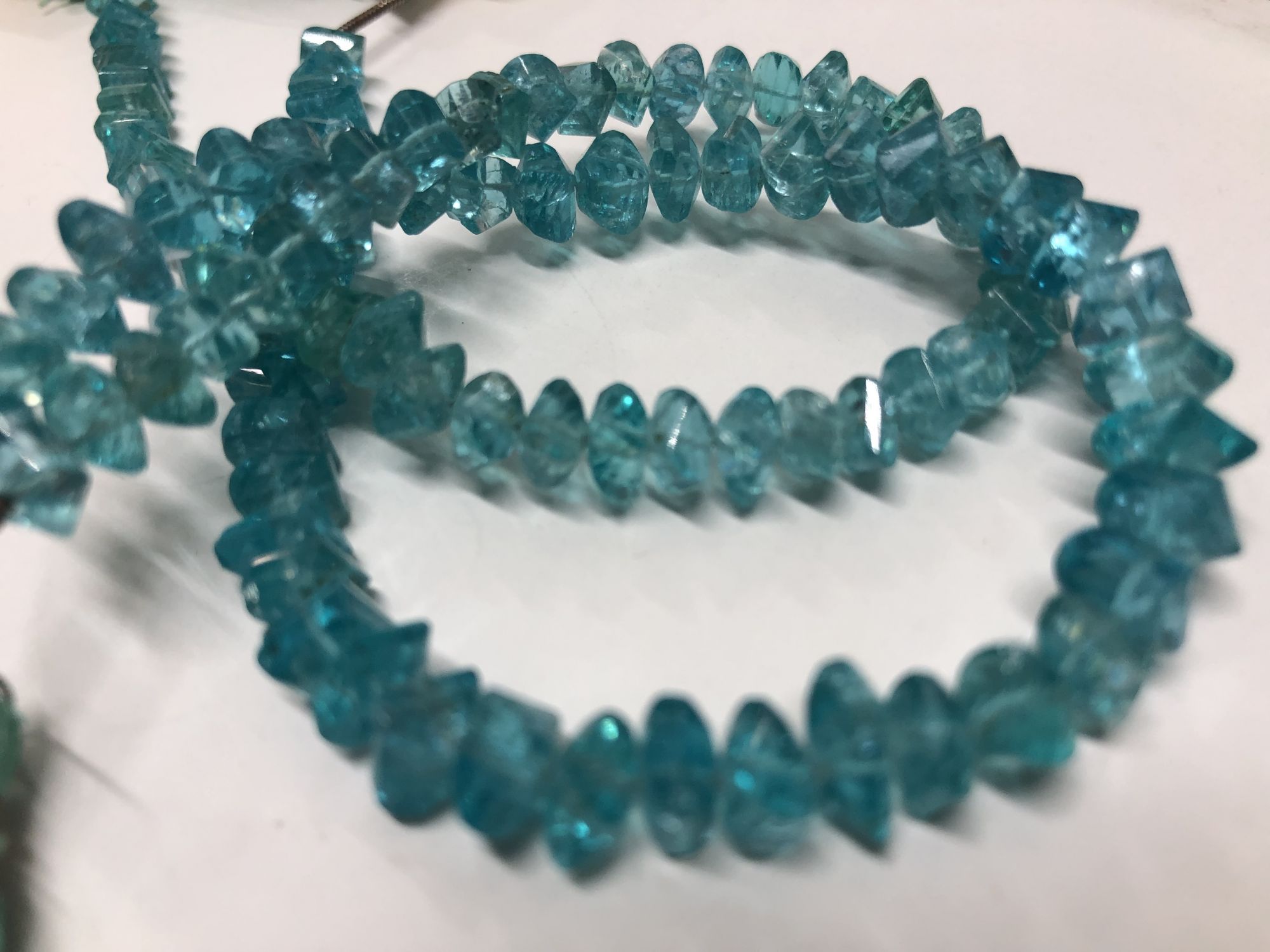Apatite Twisted Cube Faceted