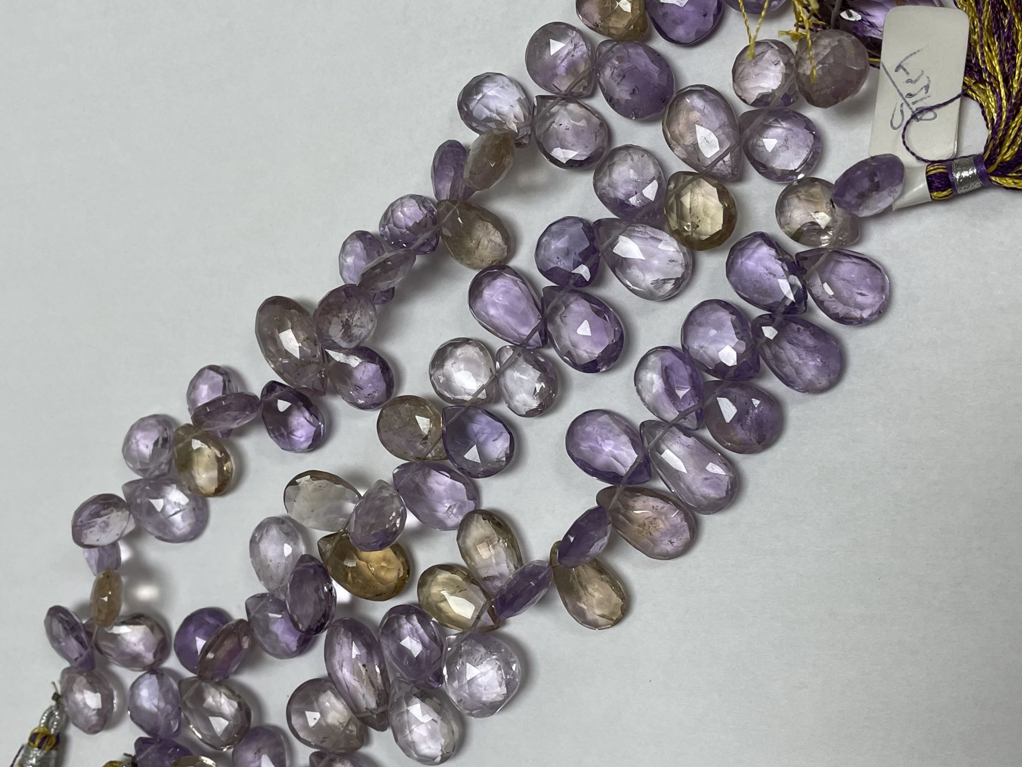 Ametrine Pear Faceted