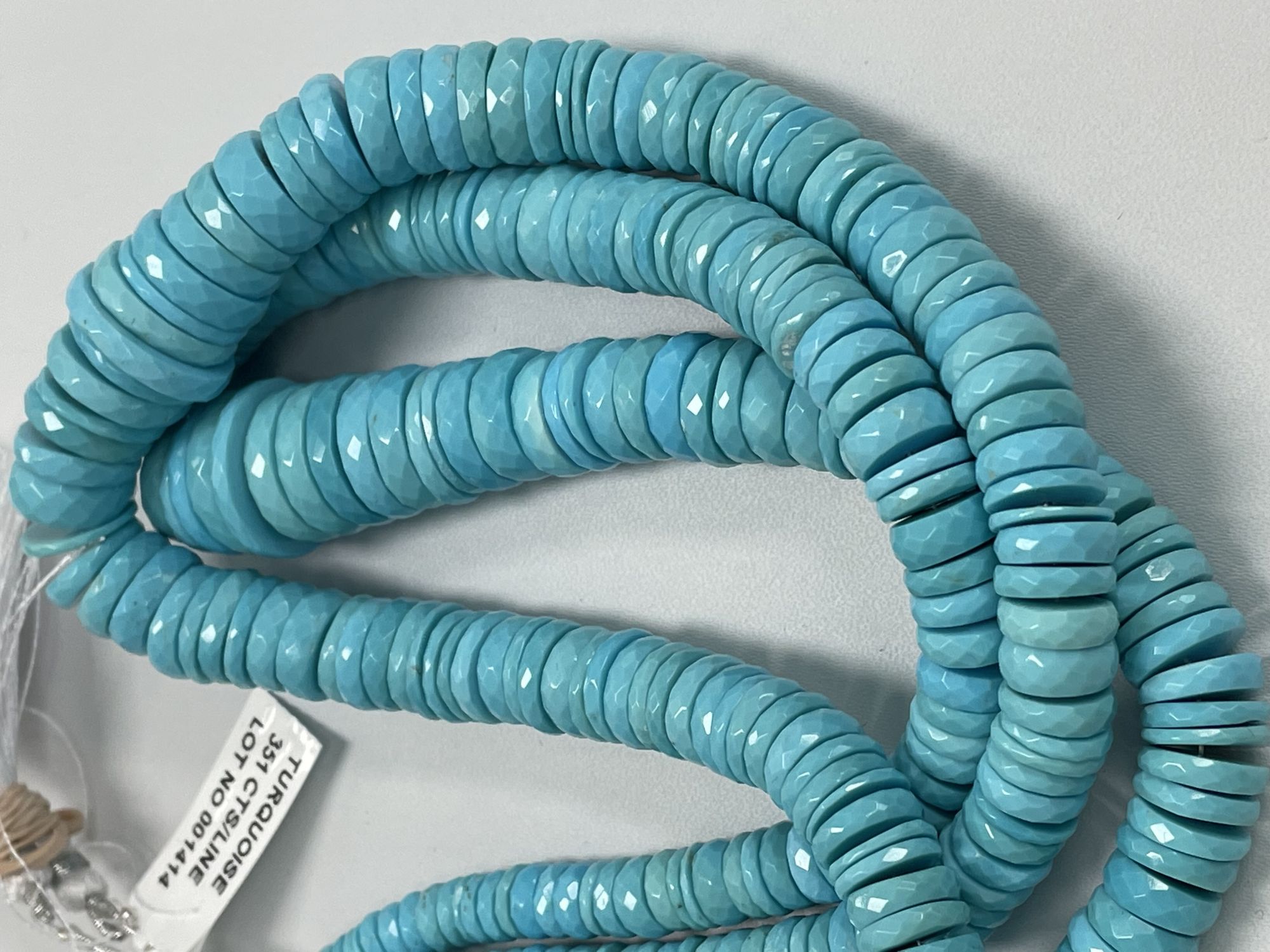 Turquoise Tire Faceted