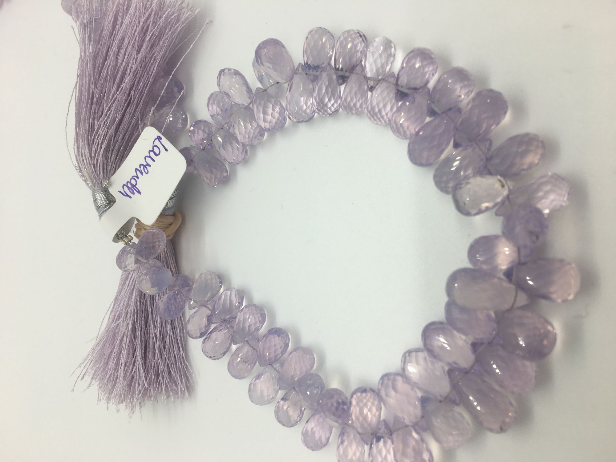 Scorolite Drops Faceted