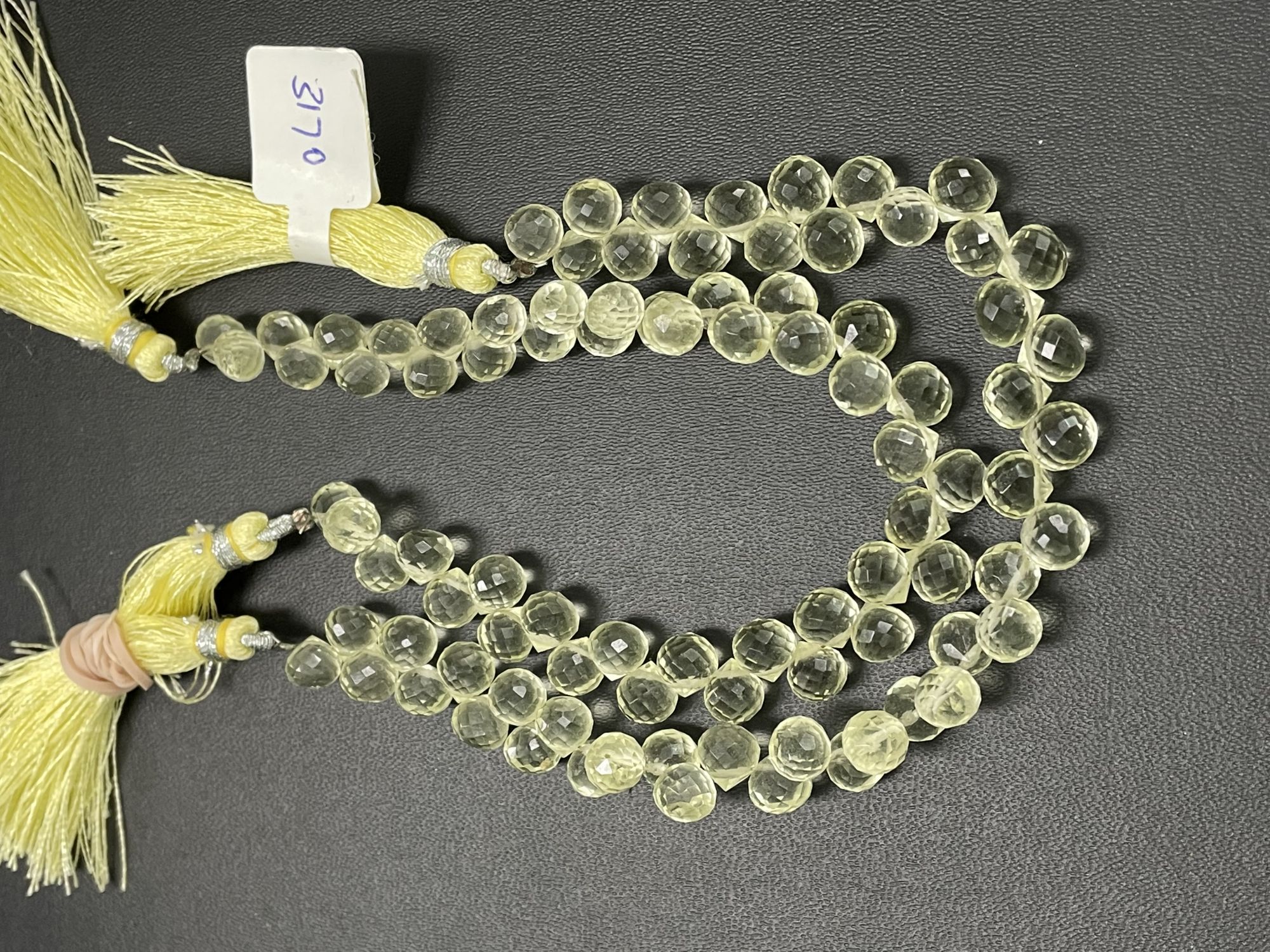 Lemon Quartz Onion Faceted