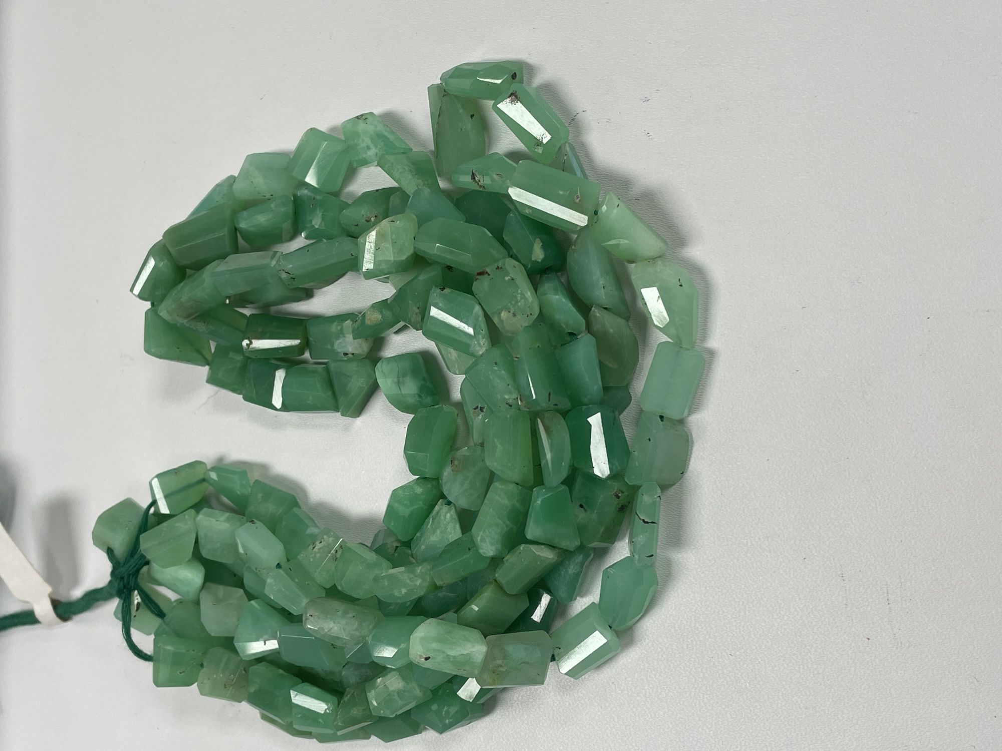 Chrysoprase Nuggets Faceted