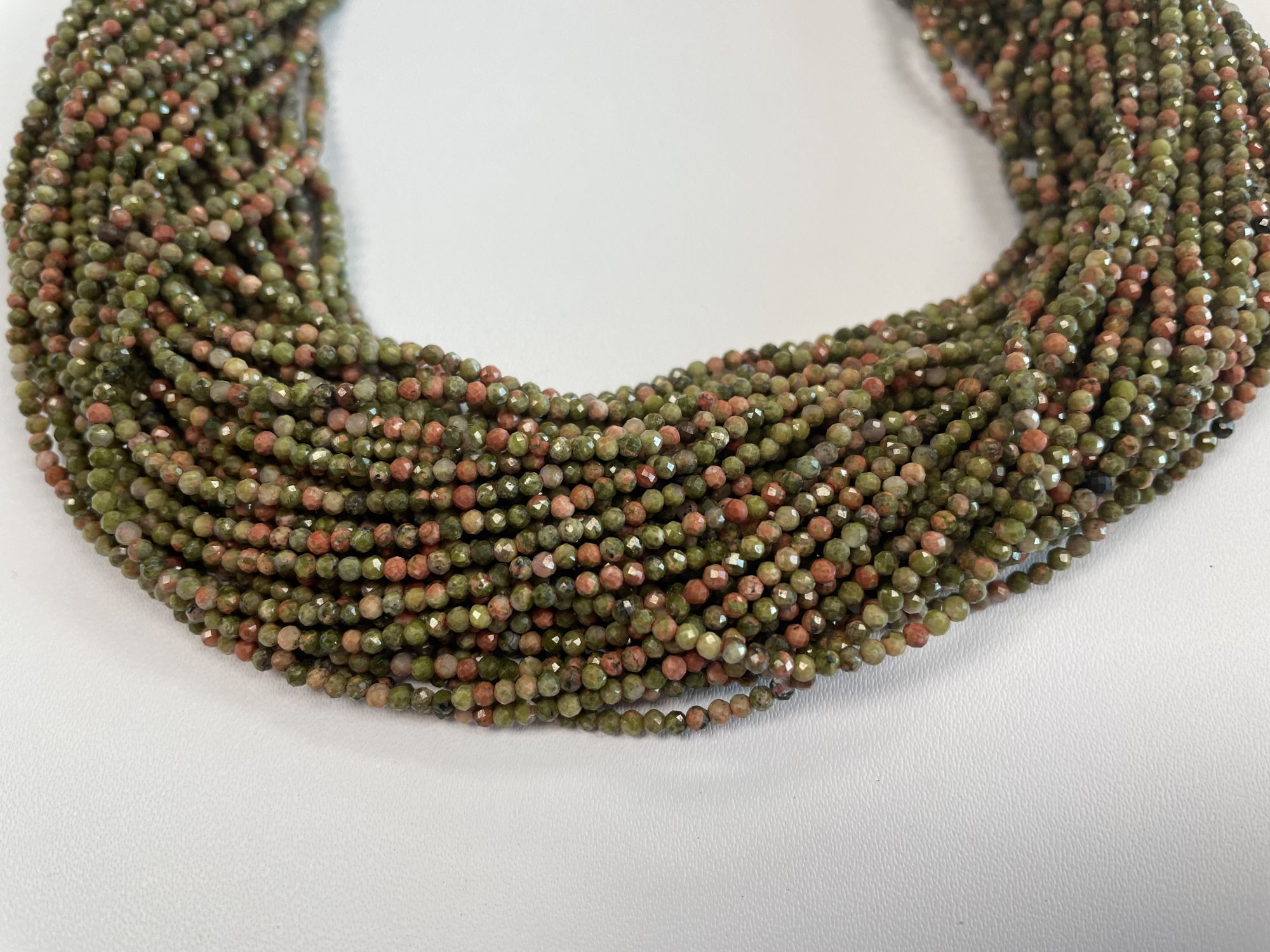 Multi Stone Rondelle Faceted