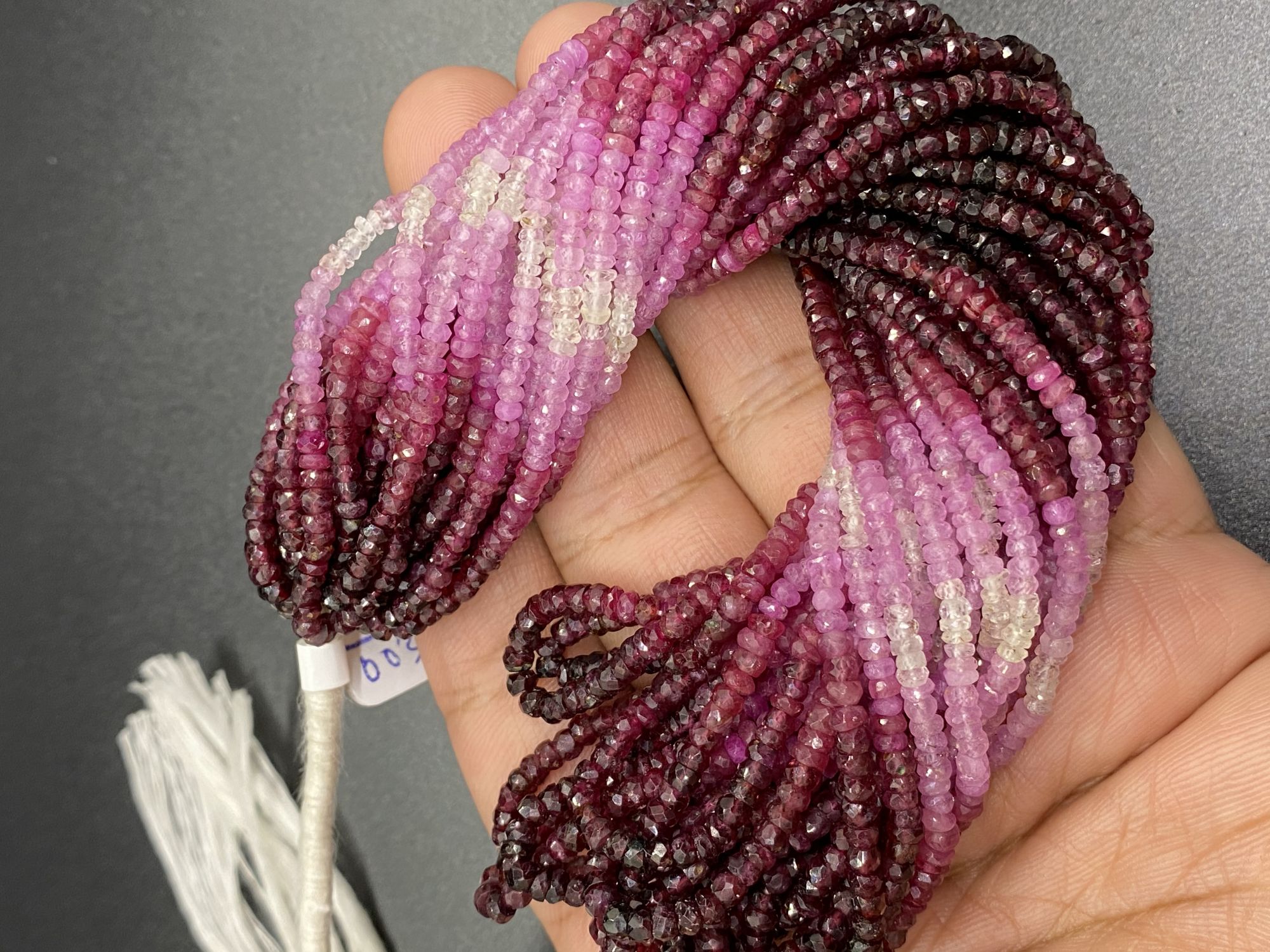 Rondelle Ruby Beads Necklace – TheGemSource