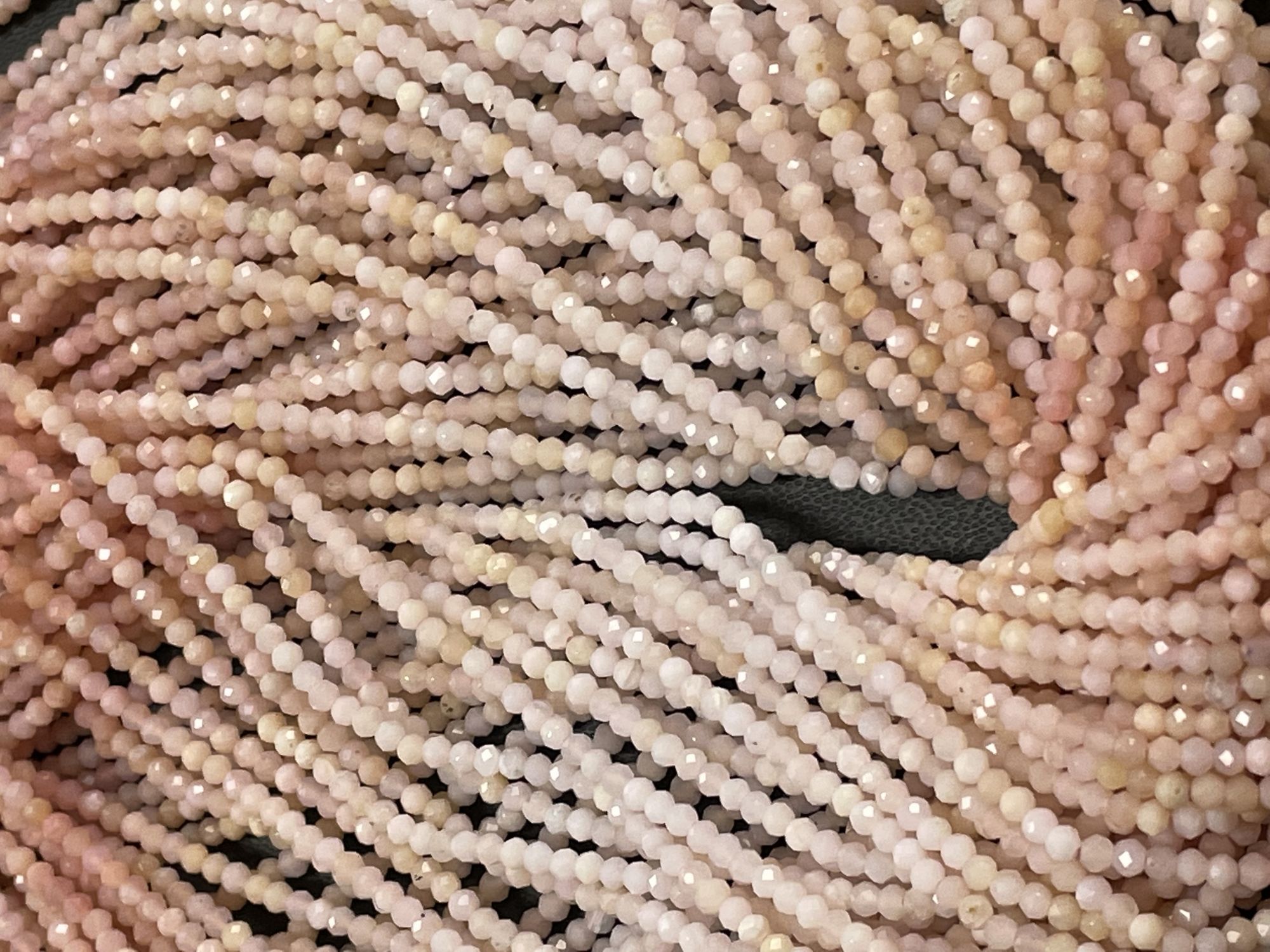 Shaded Opal Rondelle Faceted