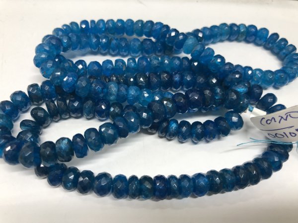 Apatite Rondelles Faceted