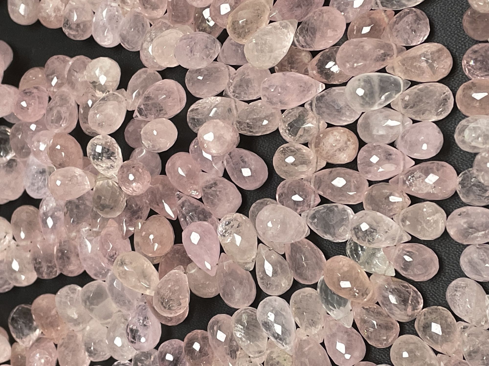 Morganite Drop Faceted