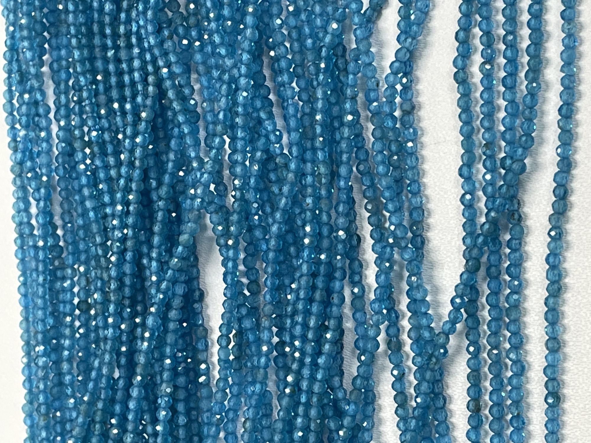 Neon Apatite Rondelle Faceted