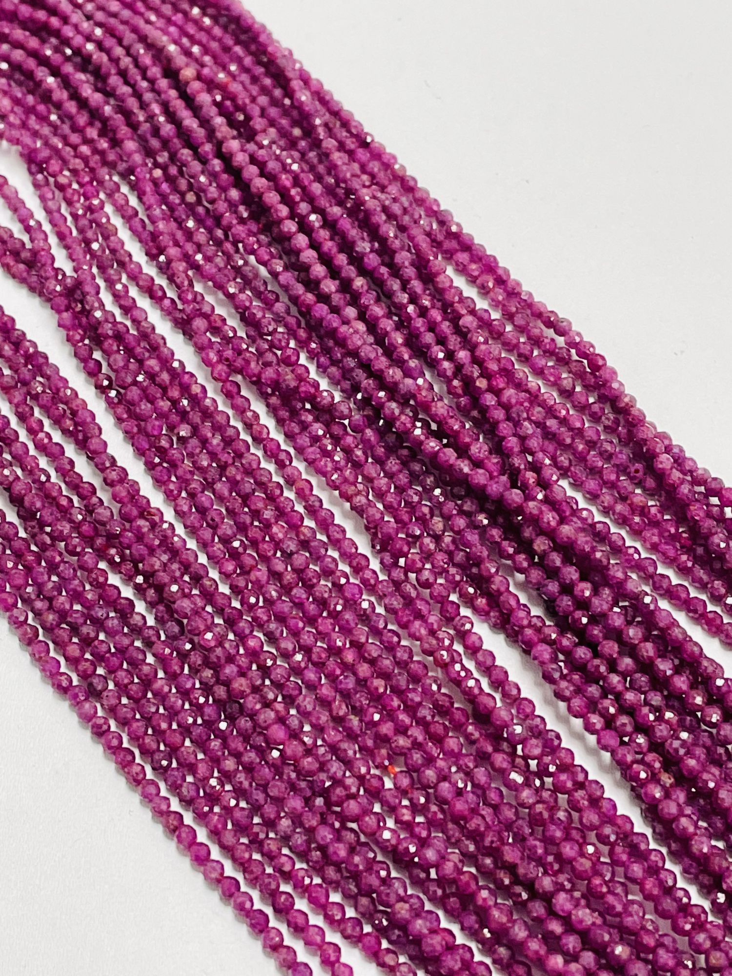 Ruby Rondelle Faceted