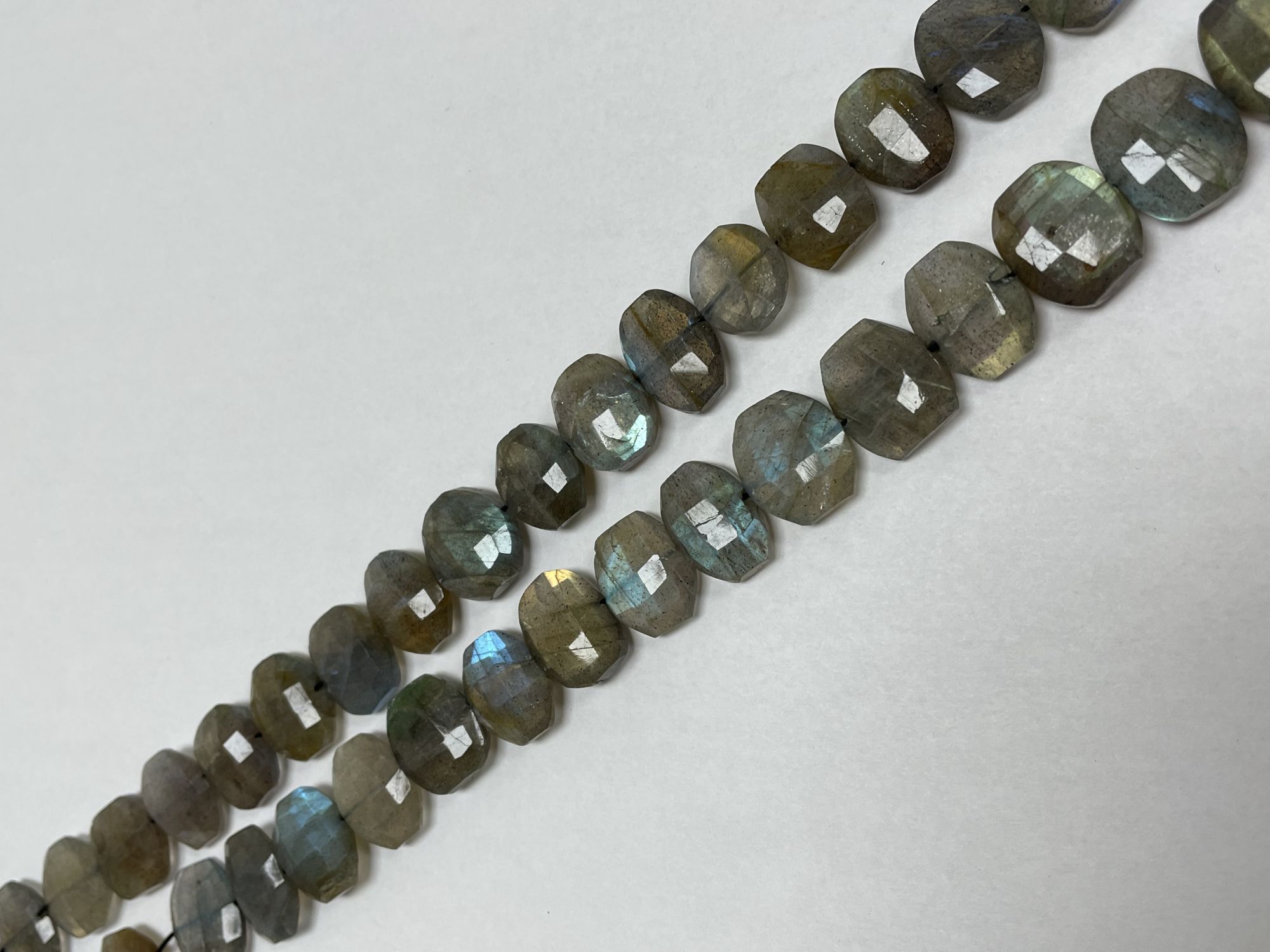Labradorite Barrel Faceted