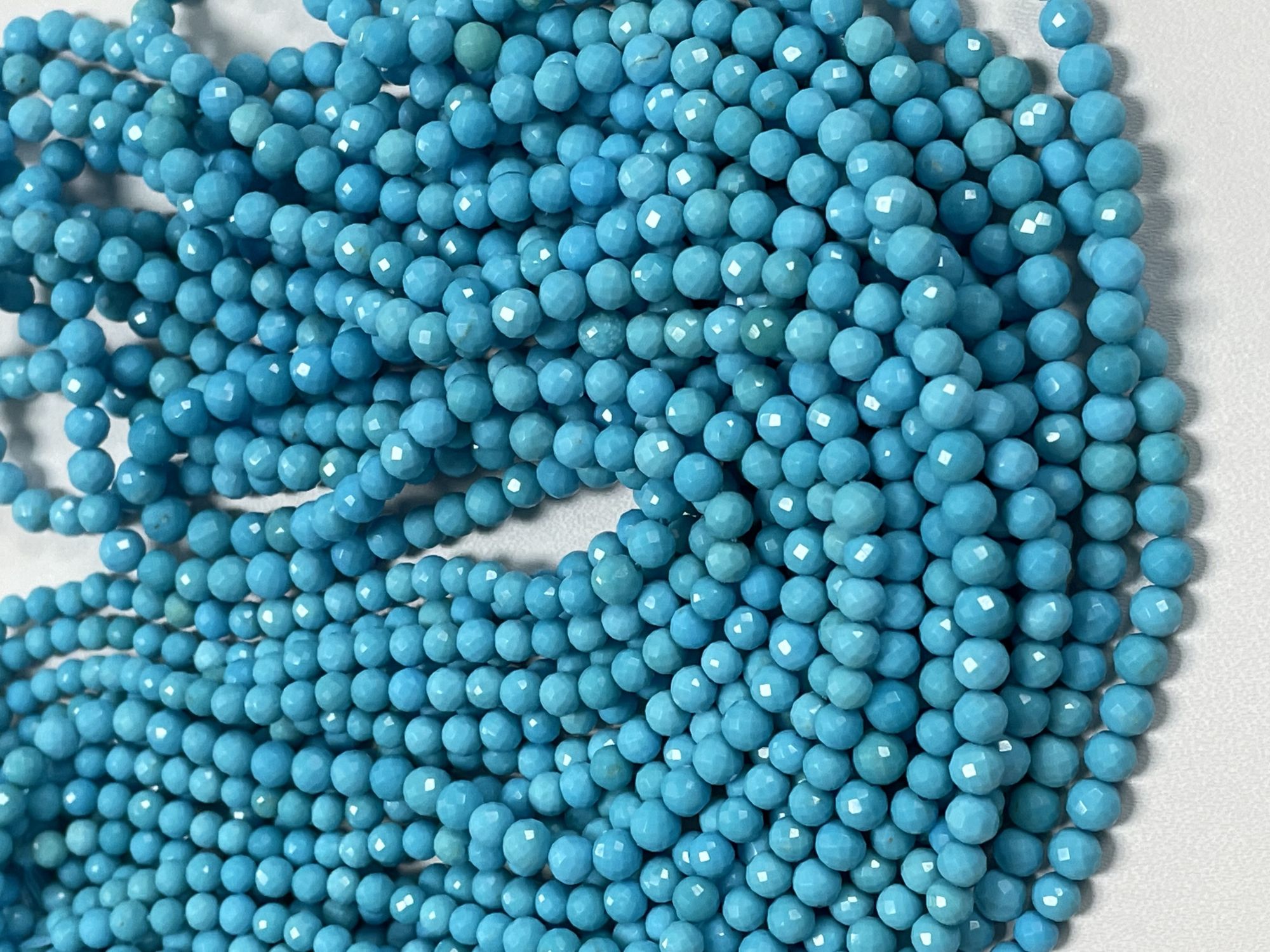 Turquoise Round Faceted