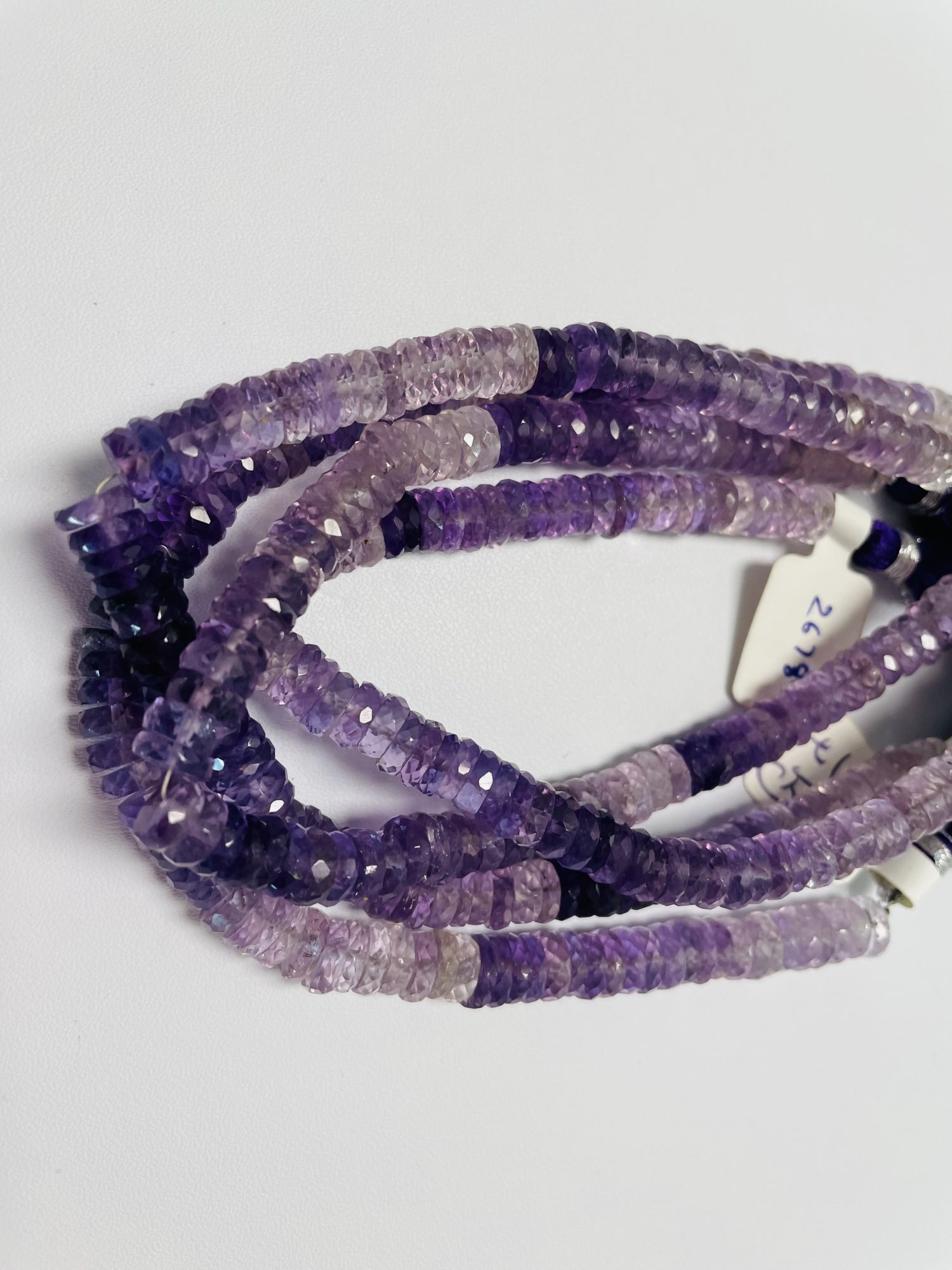 Purple Amethyst Tire Faceted