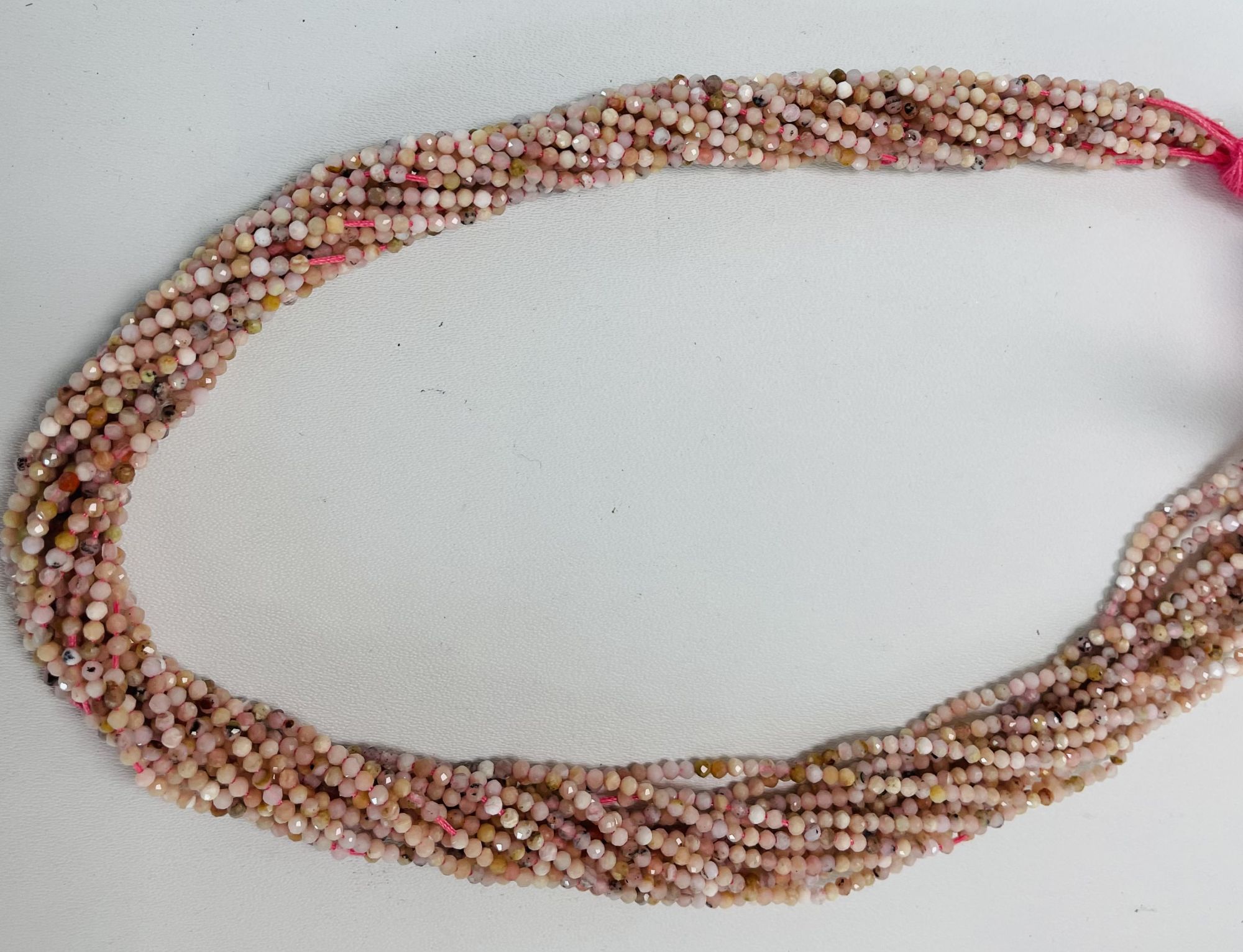 Shaded Opal Rondelle Faceted