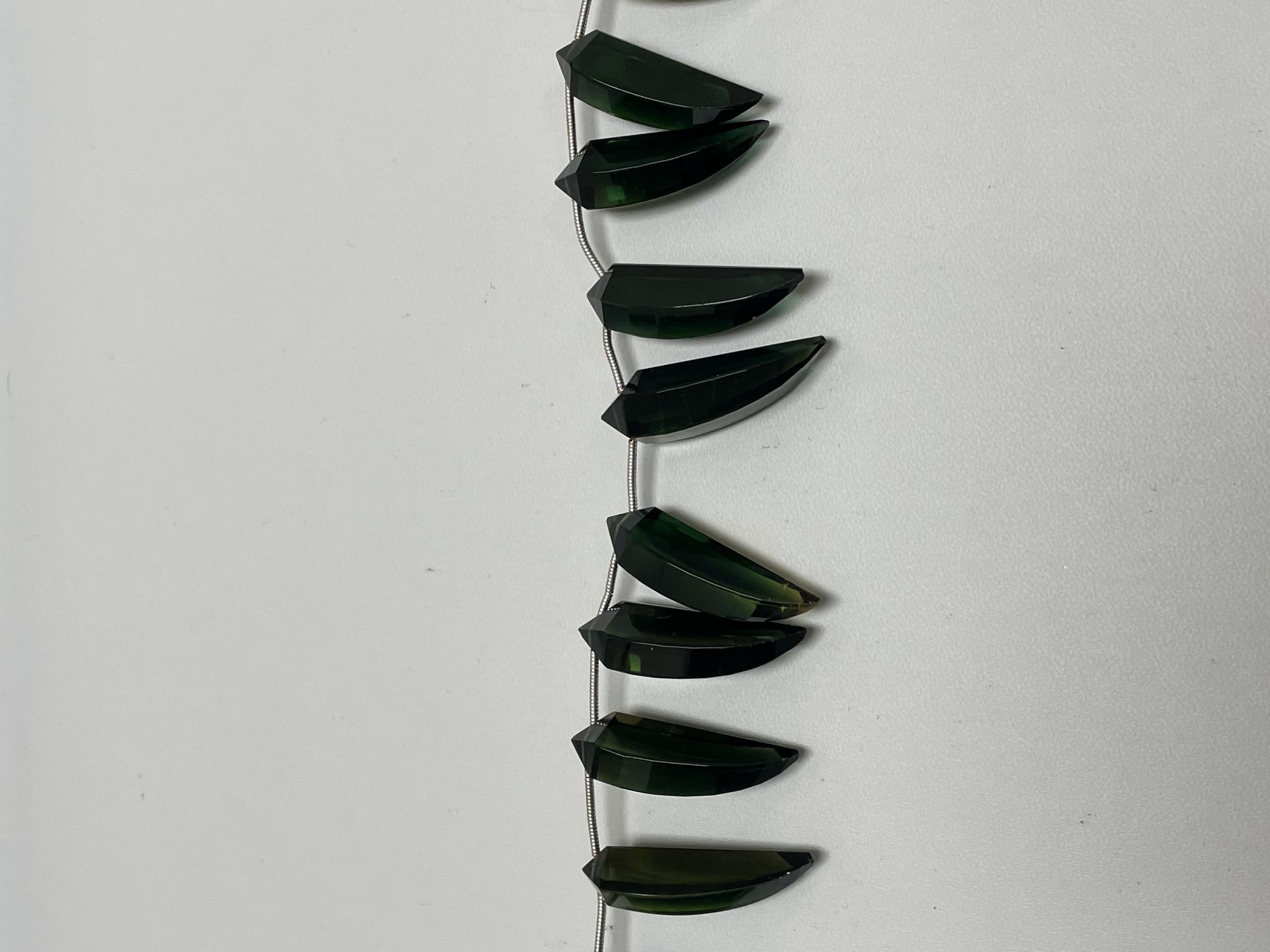 Green Hydro Quartz Okra Faceted
