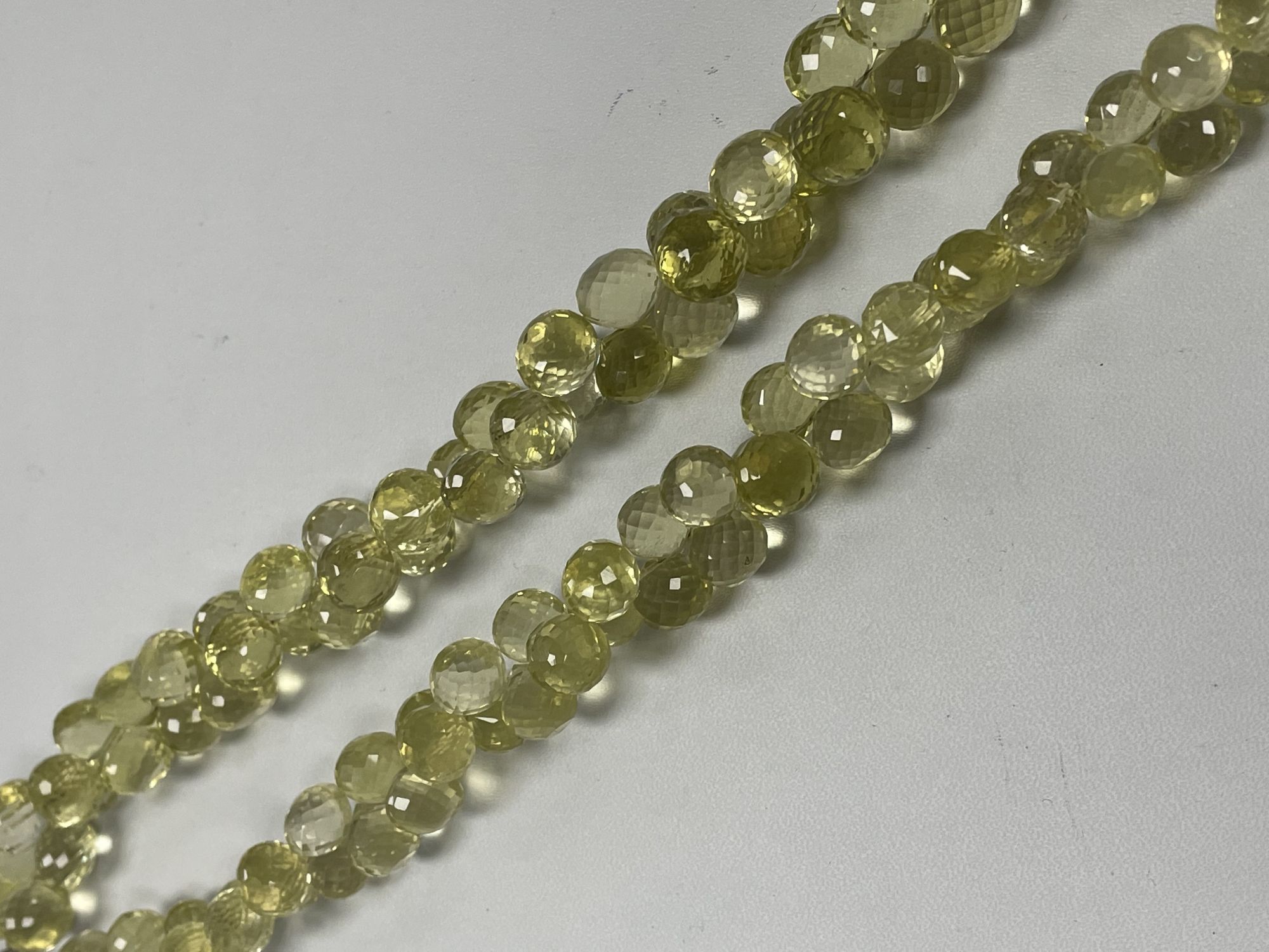 Lemon Quartz Onion Faceted