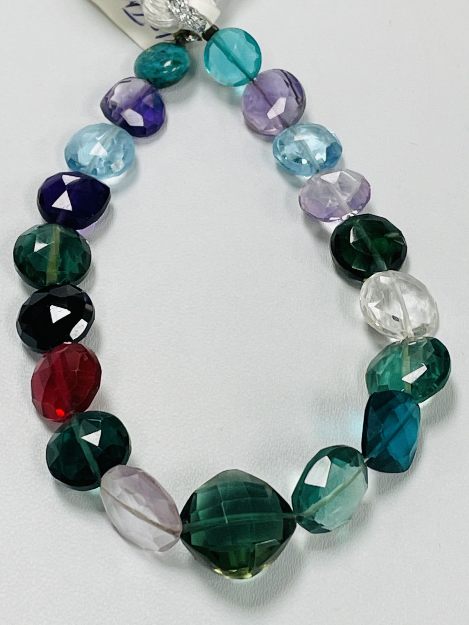 Multistone Coin Faceted