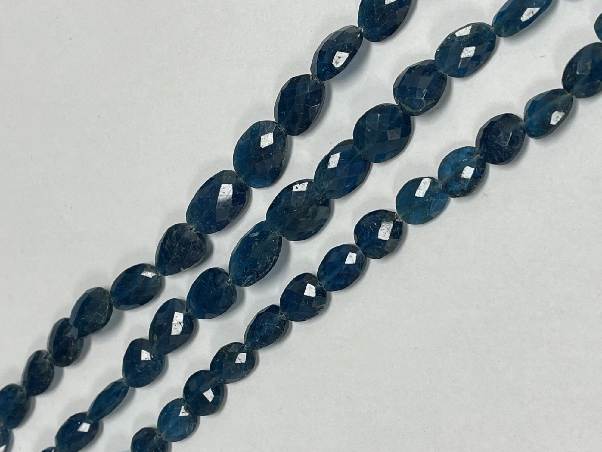 Blue Apatite Nugget Faceted