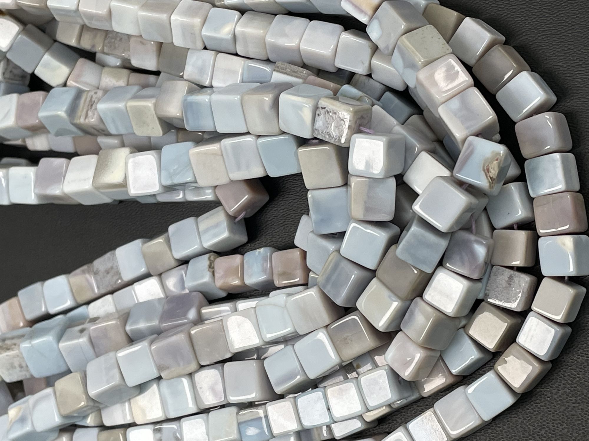 Purple Opal Cube Smooth