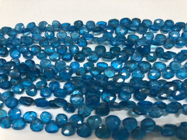 Apatite Hearts Faceted