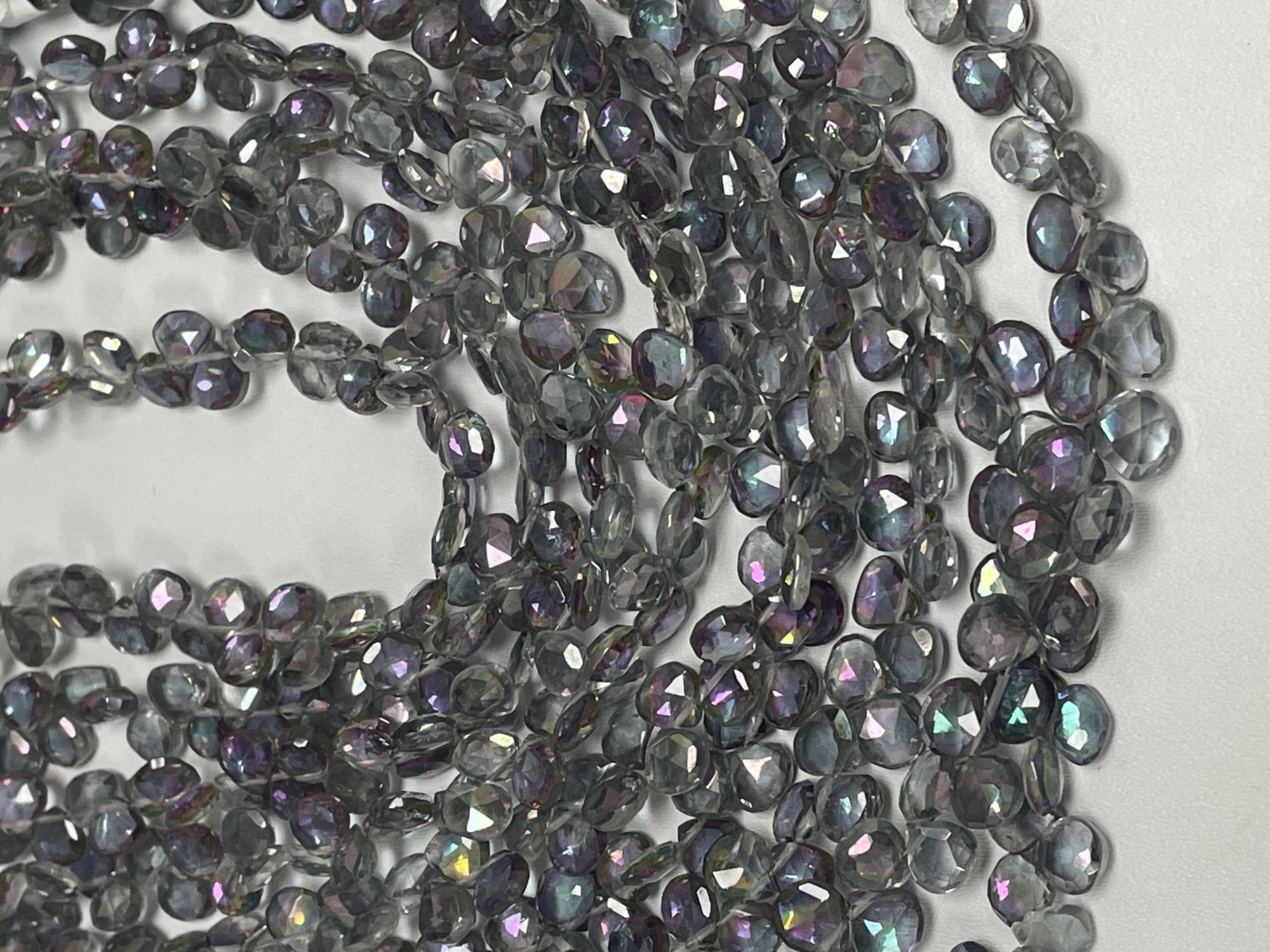 Mystic Topaz Heart Faceted