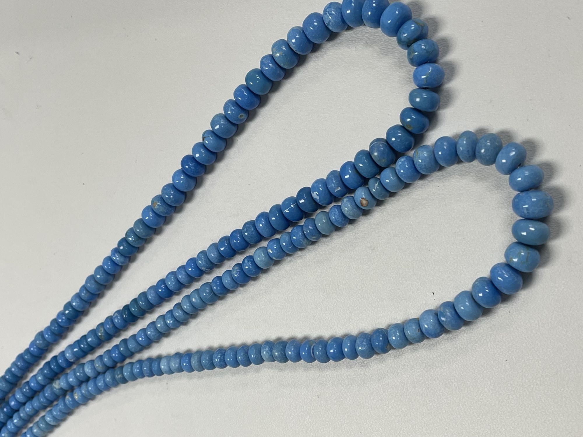 Ceruleite Rondellle Smooth