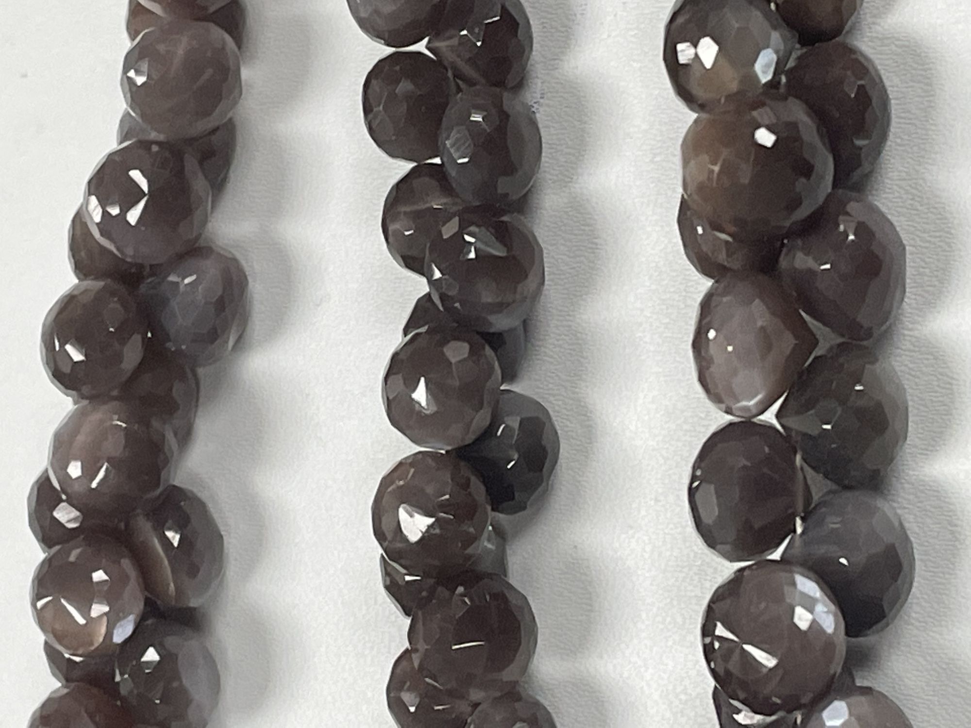 Chocolate Moonstone Onion Faceted