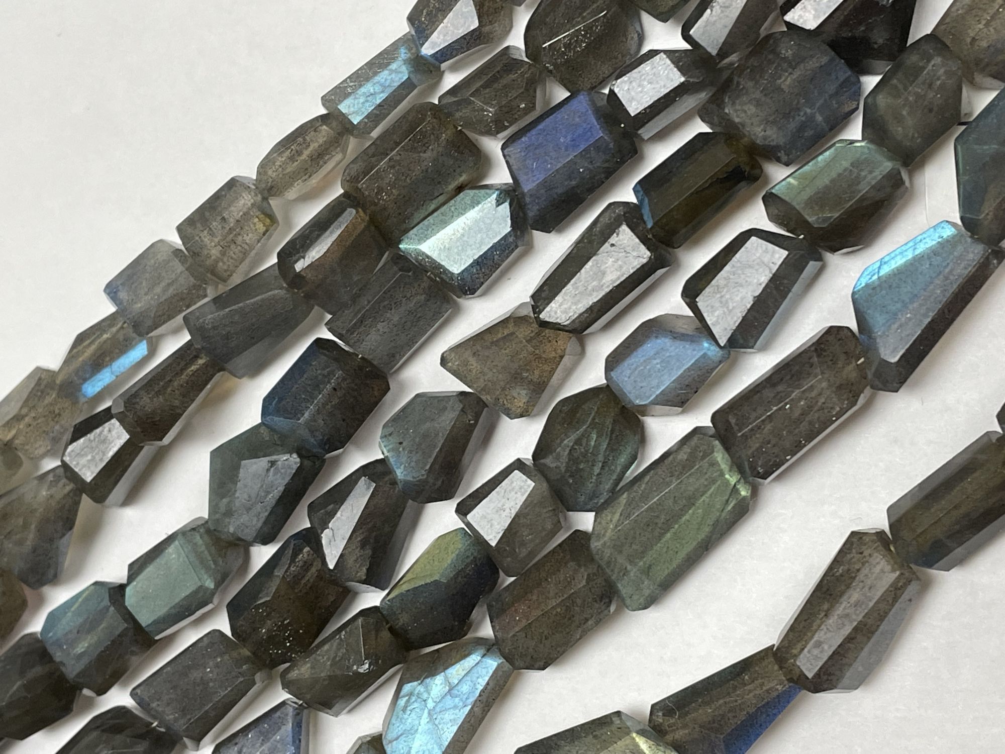 Labradorite Nugget Faceted
