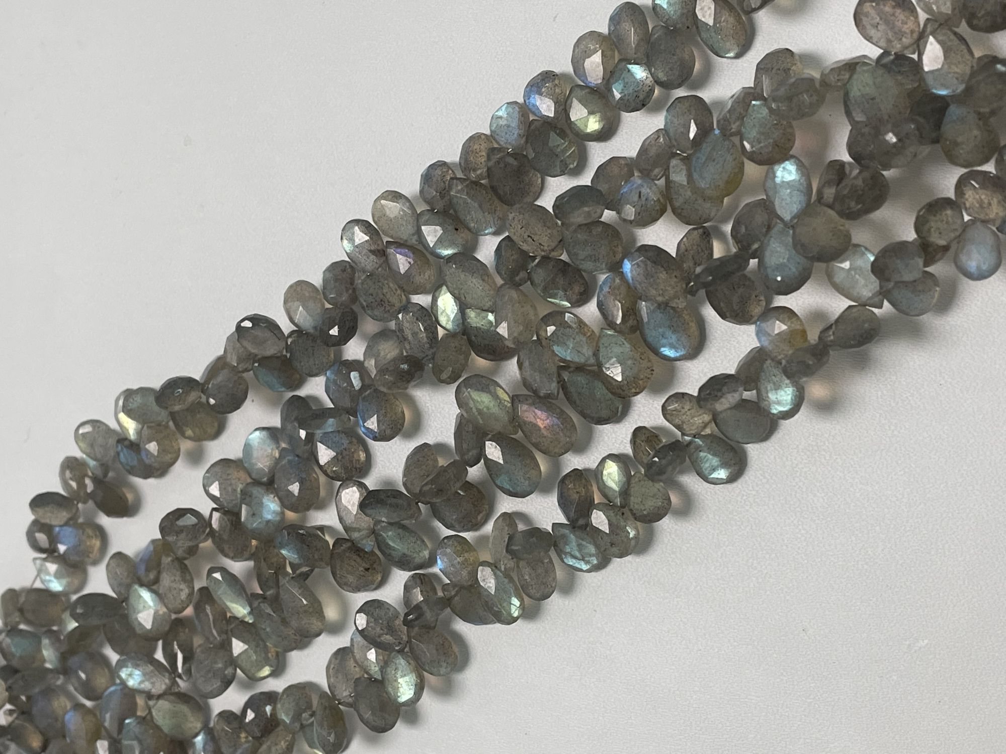 Labradorite Pear Faceted