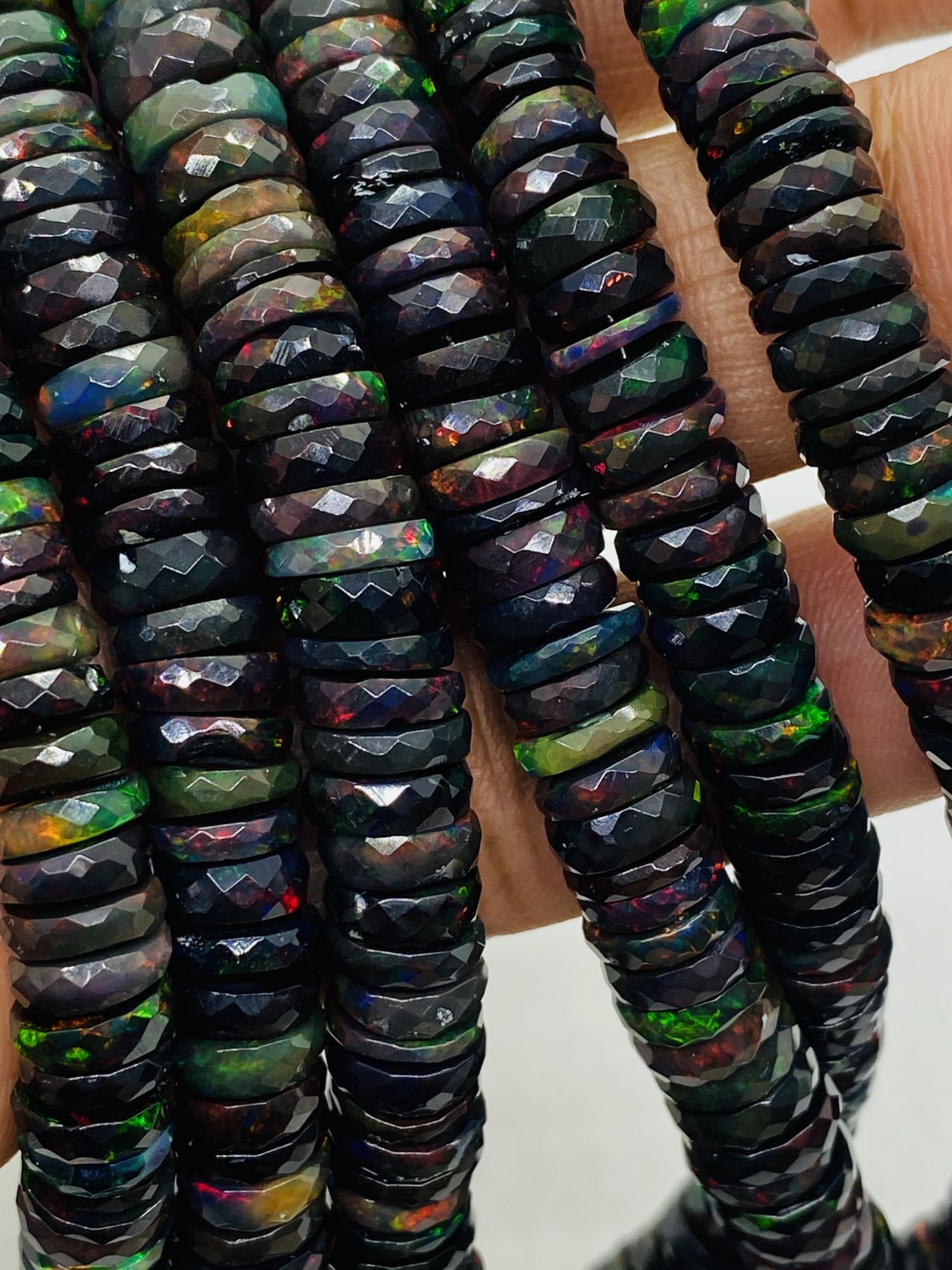 Ethiopian Opal Tires Faceted