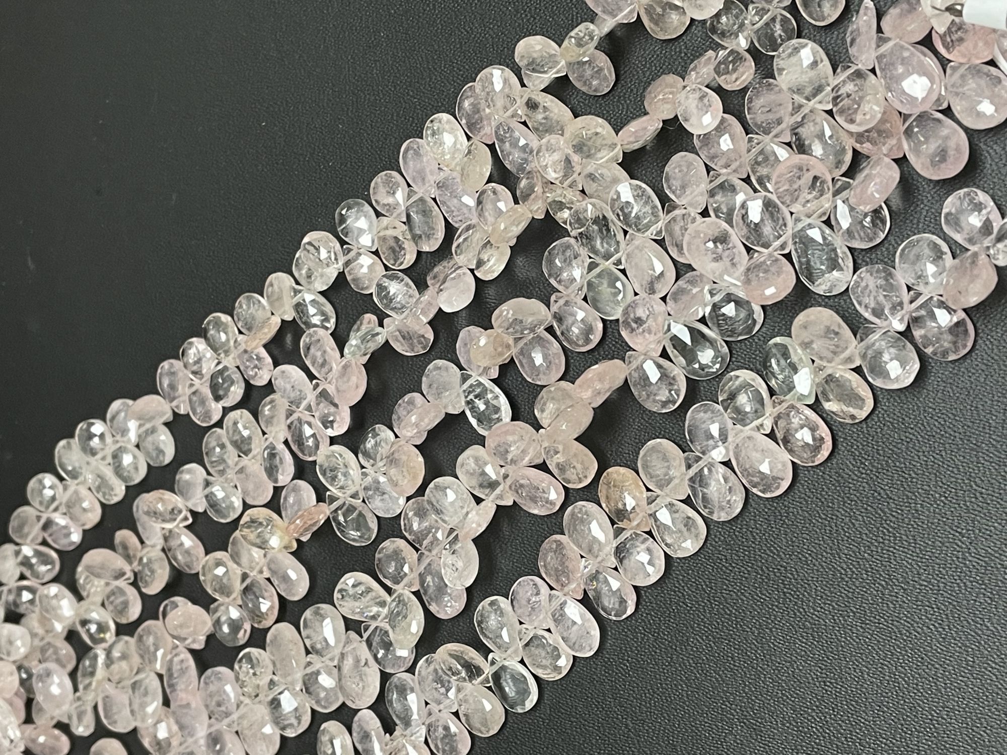 Morganite Pear Faceted