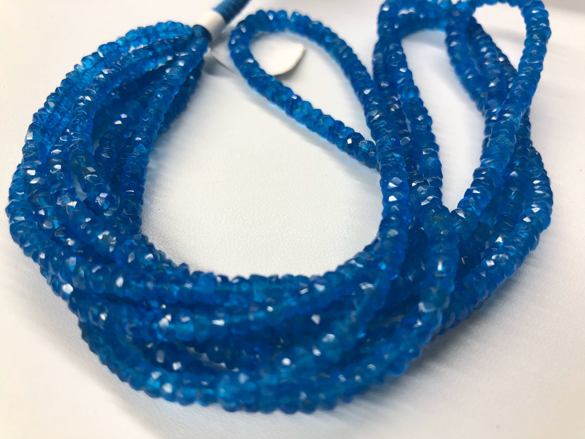 Apatite Rondelle Faceted