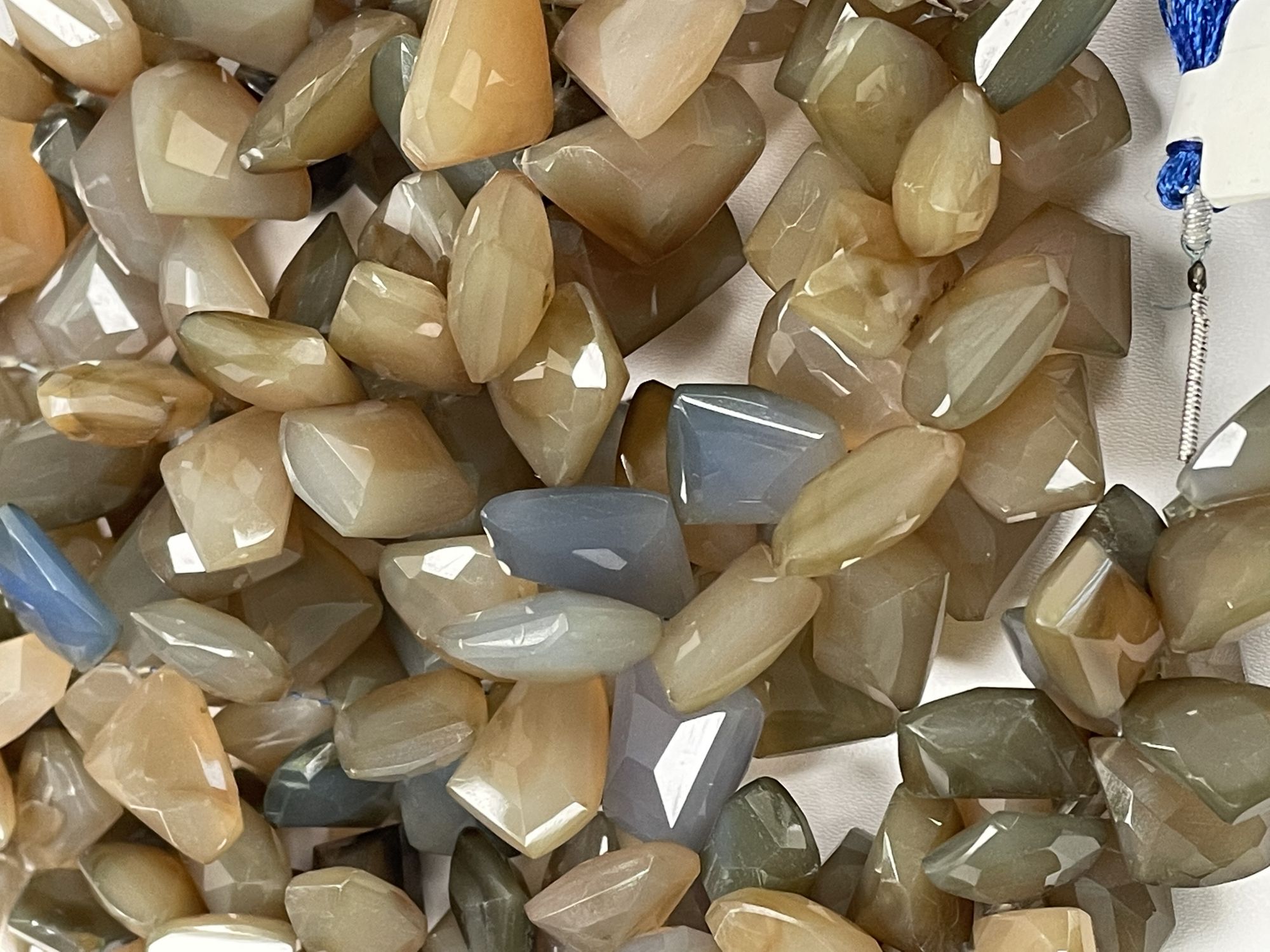 Chalcedony Funky Cut Faceted