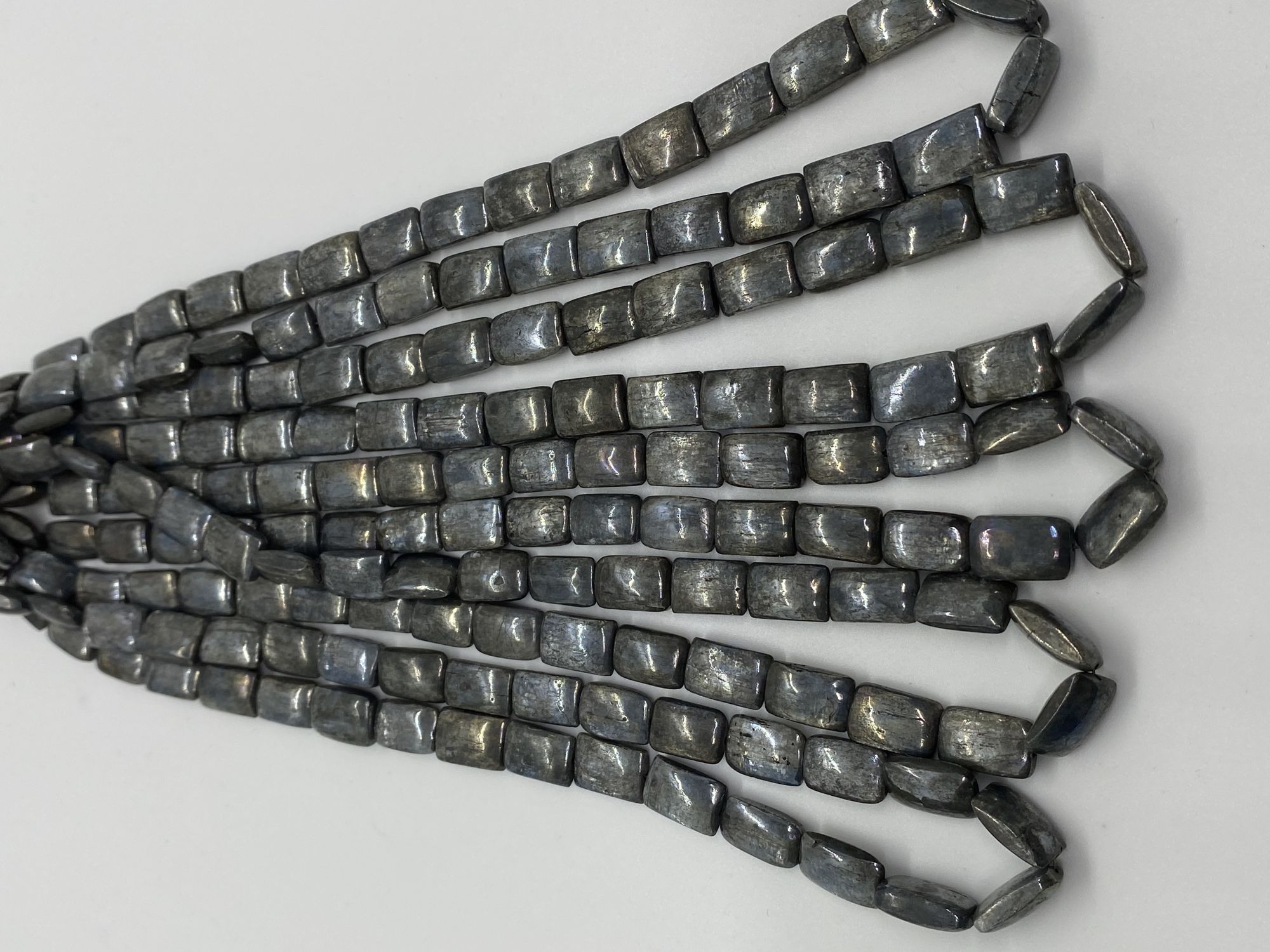 Coated Grey Kyanite Rectangle Smooth