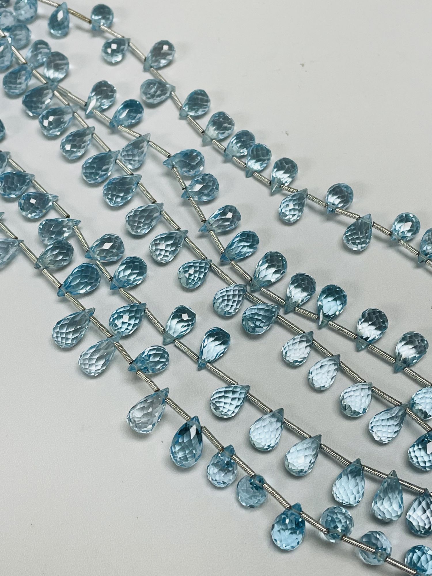 Sky Blue Topaz Drop Faceted