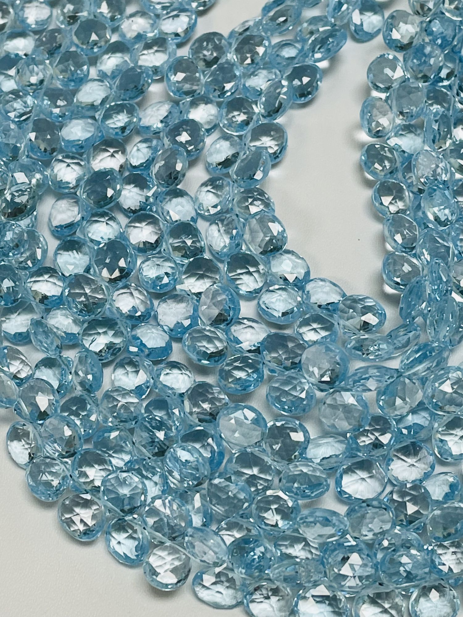 Sky Blue Topaz Heart Faceted