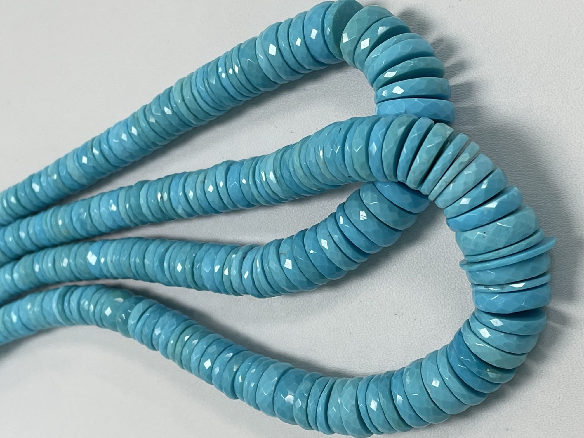 Turquoise Tire Faceted