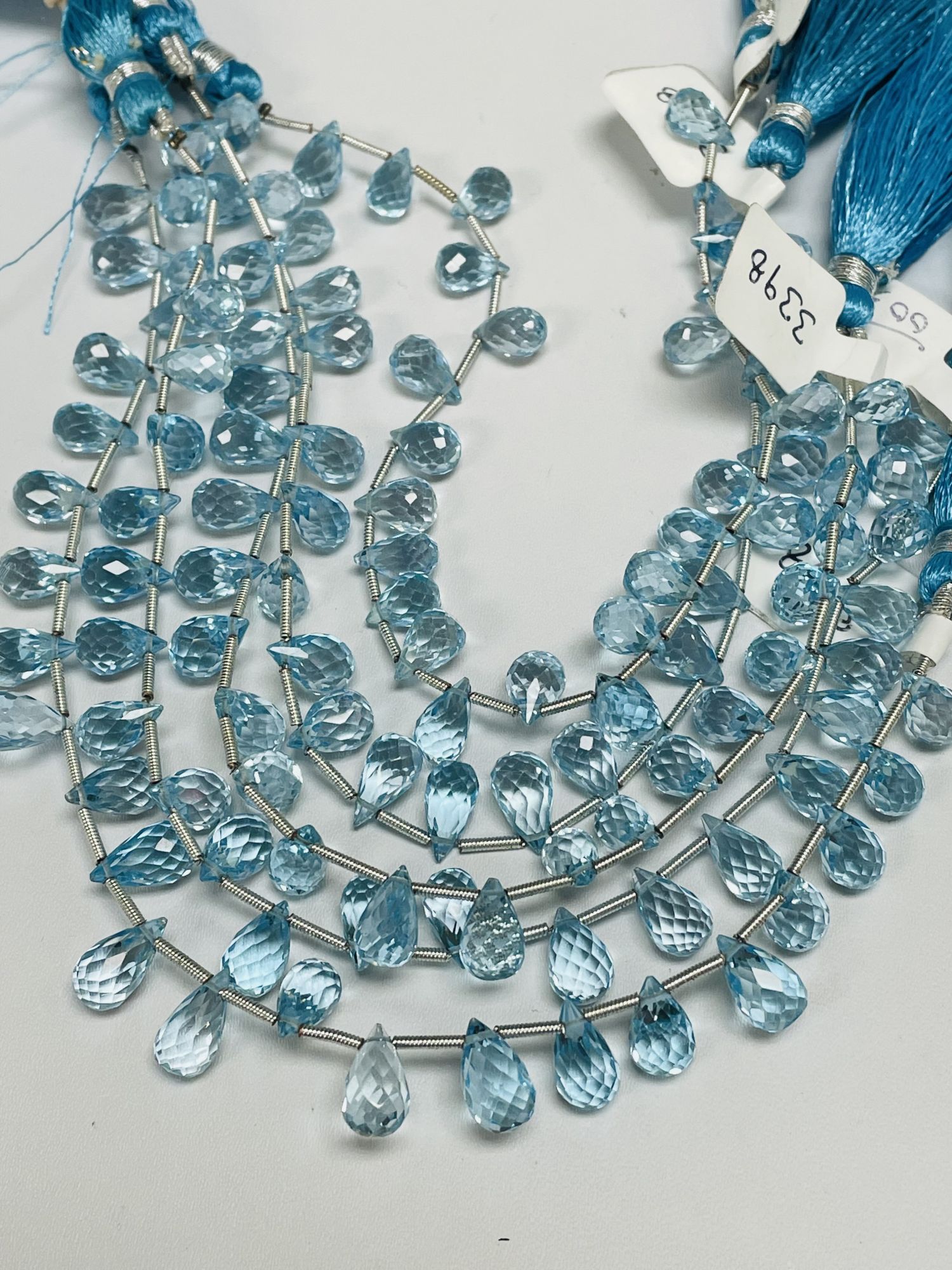 Sky Blue Topaz Drop Faceted