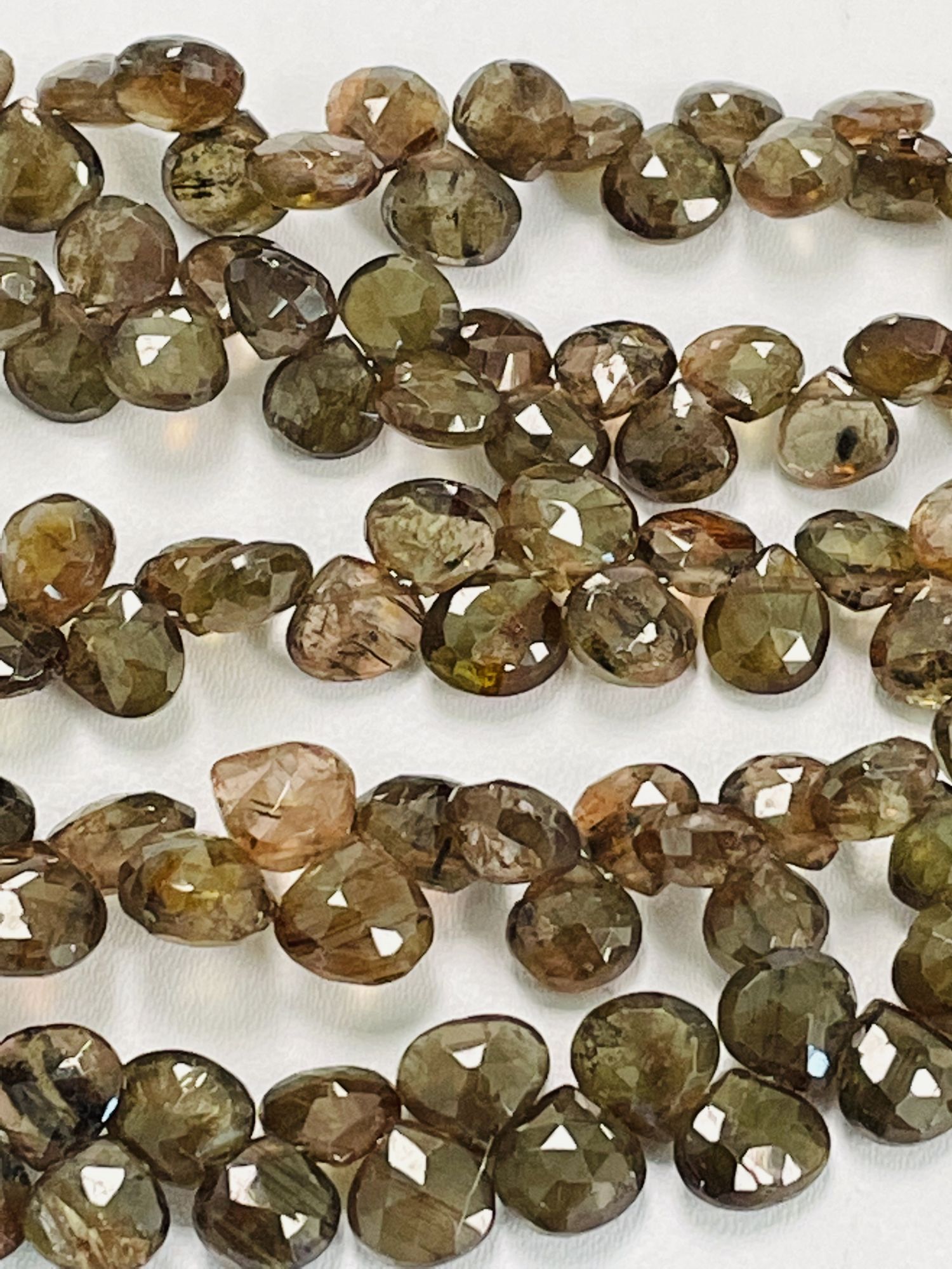 Andalusite Heart Faceted