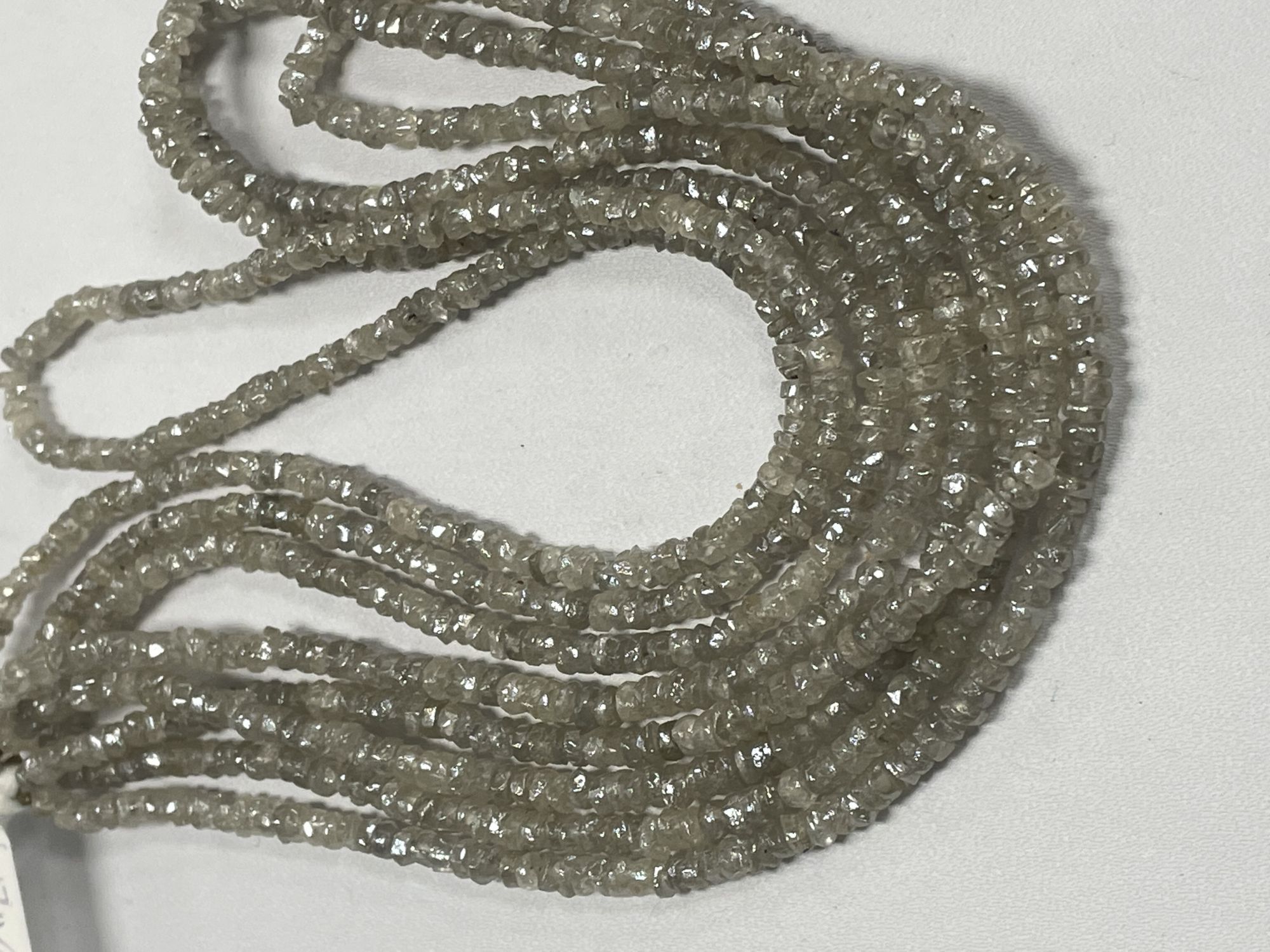 Zircon Rondelle Organic Cut Faceted