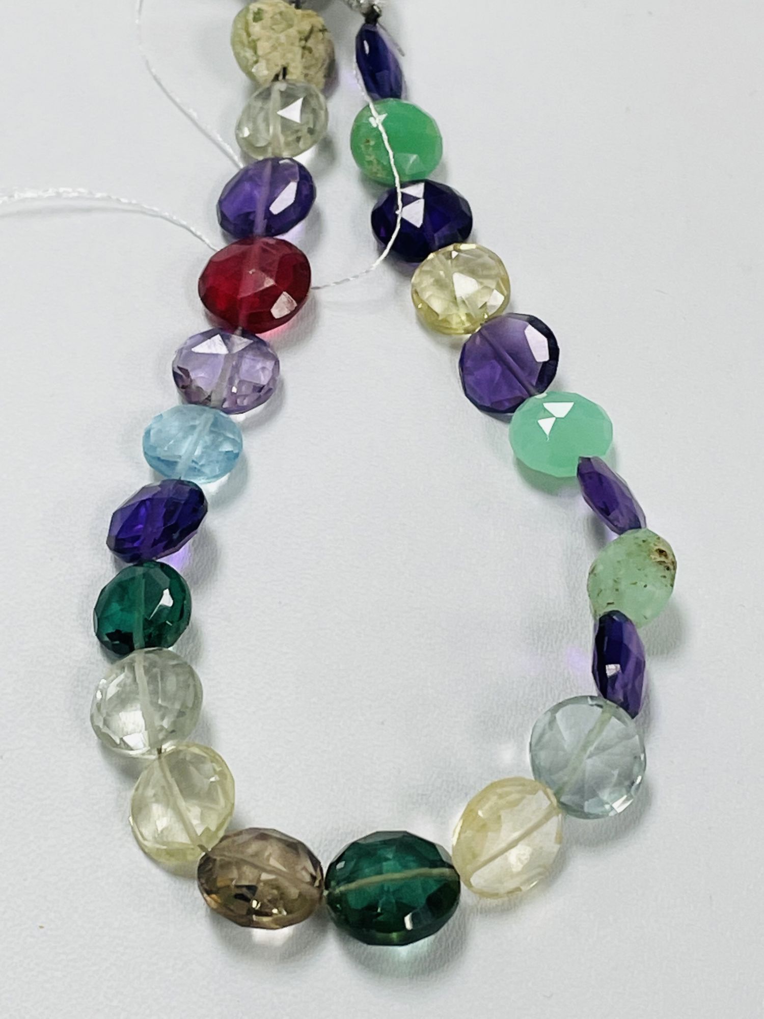 Multistone Coin Faceted